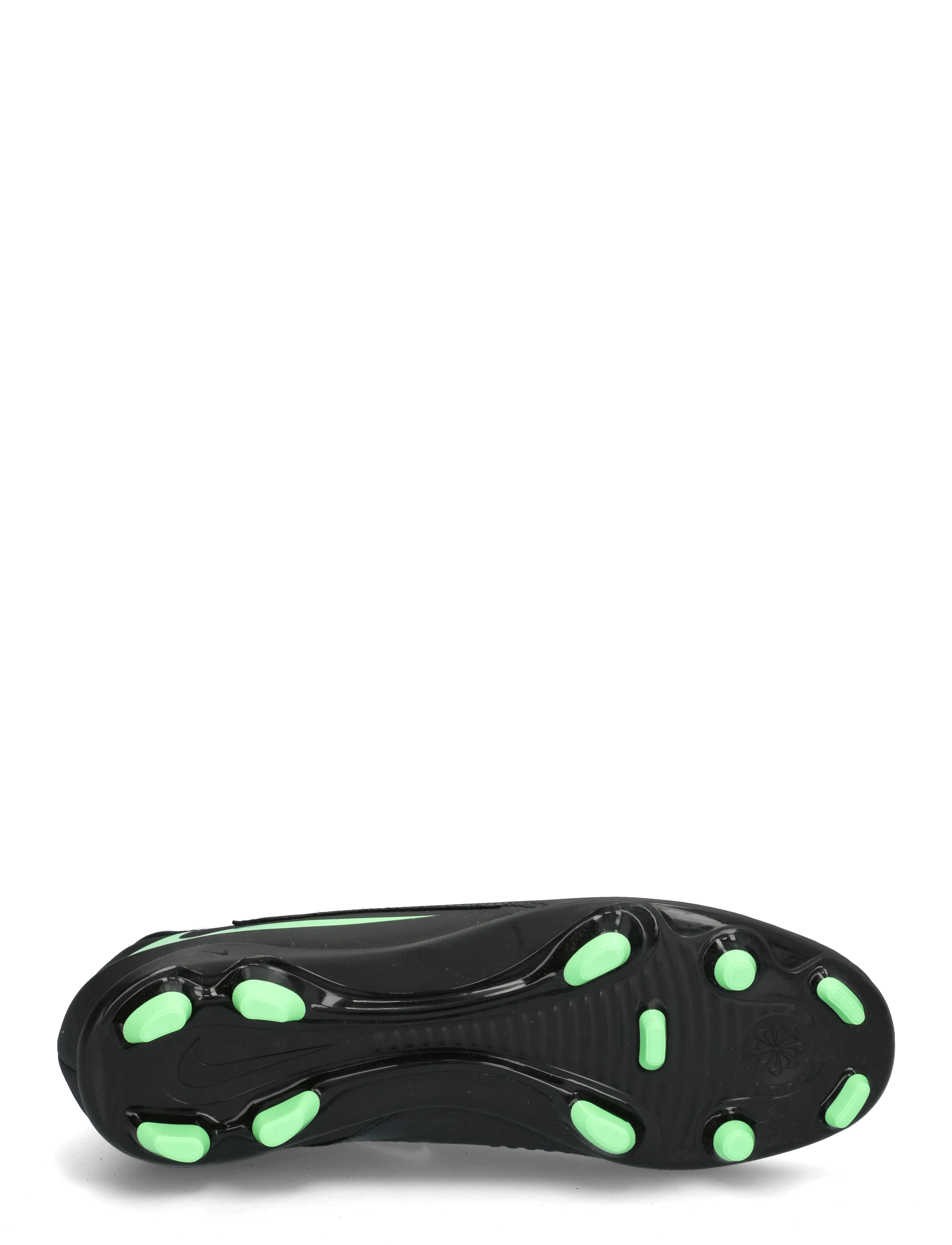 Nike - PHANTOM 6 LOW CLUB FG/MG - fodboldstøvler - black/illusion green-black - 4