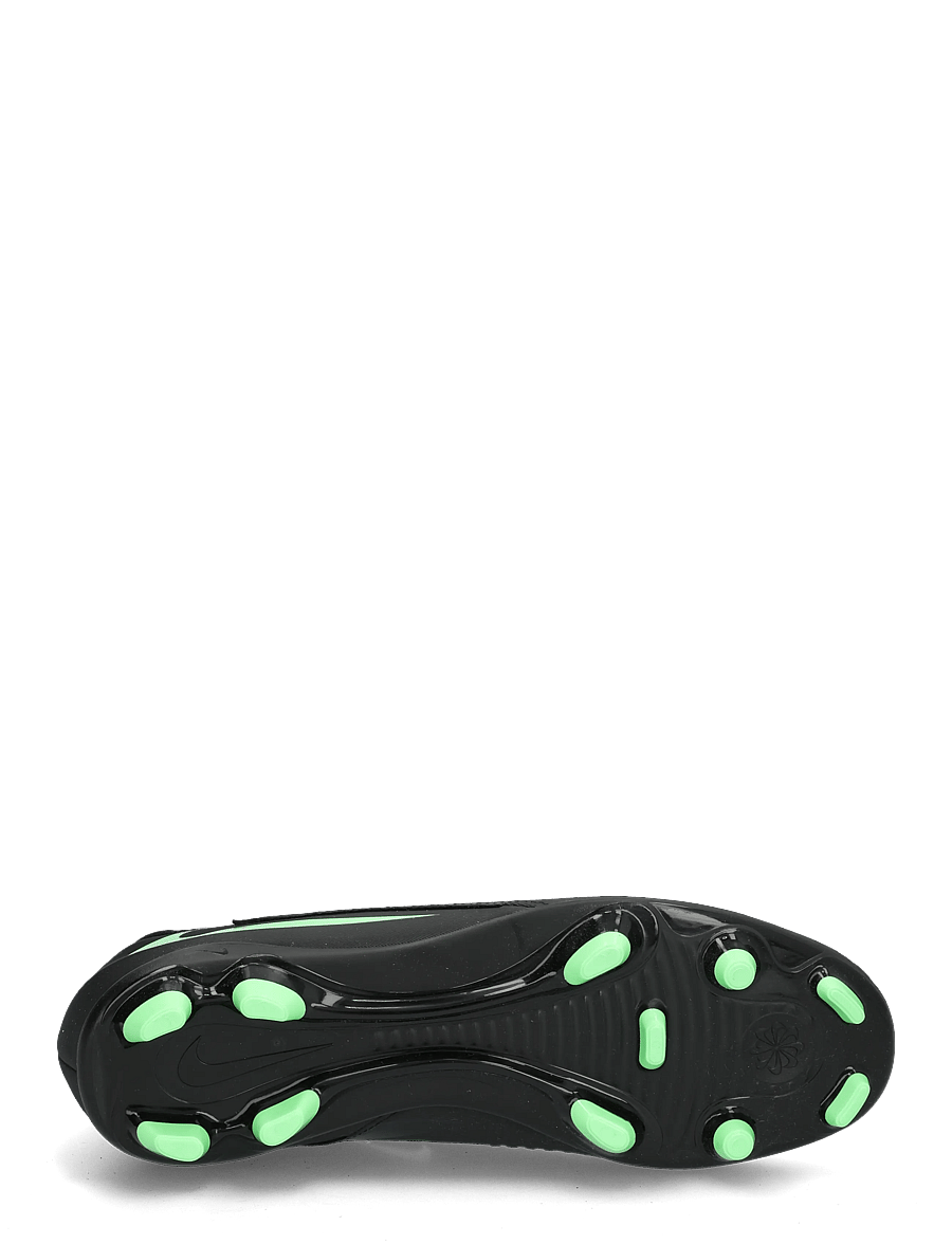 Nike - PHANTOM 6 LOW CLUB FG/MG - fodboldstøvler - black/illusion green-black - 4