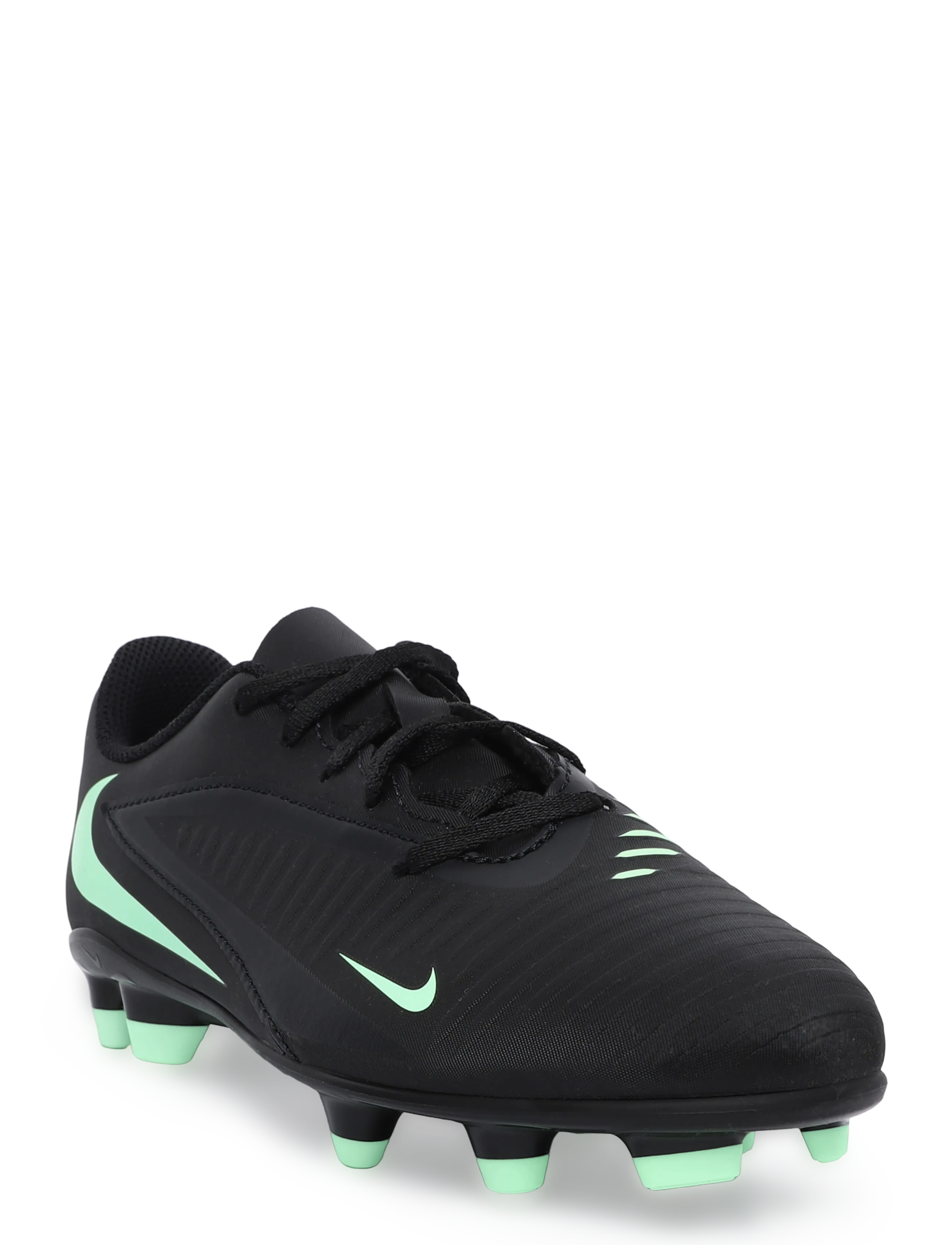 Nike - JR PHANTOM 6 LOW CLUB FG/MG - fodboldstøvler - black/illusion green-black - 1