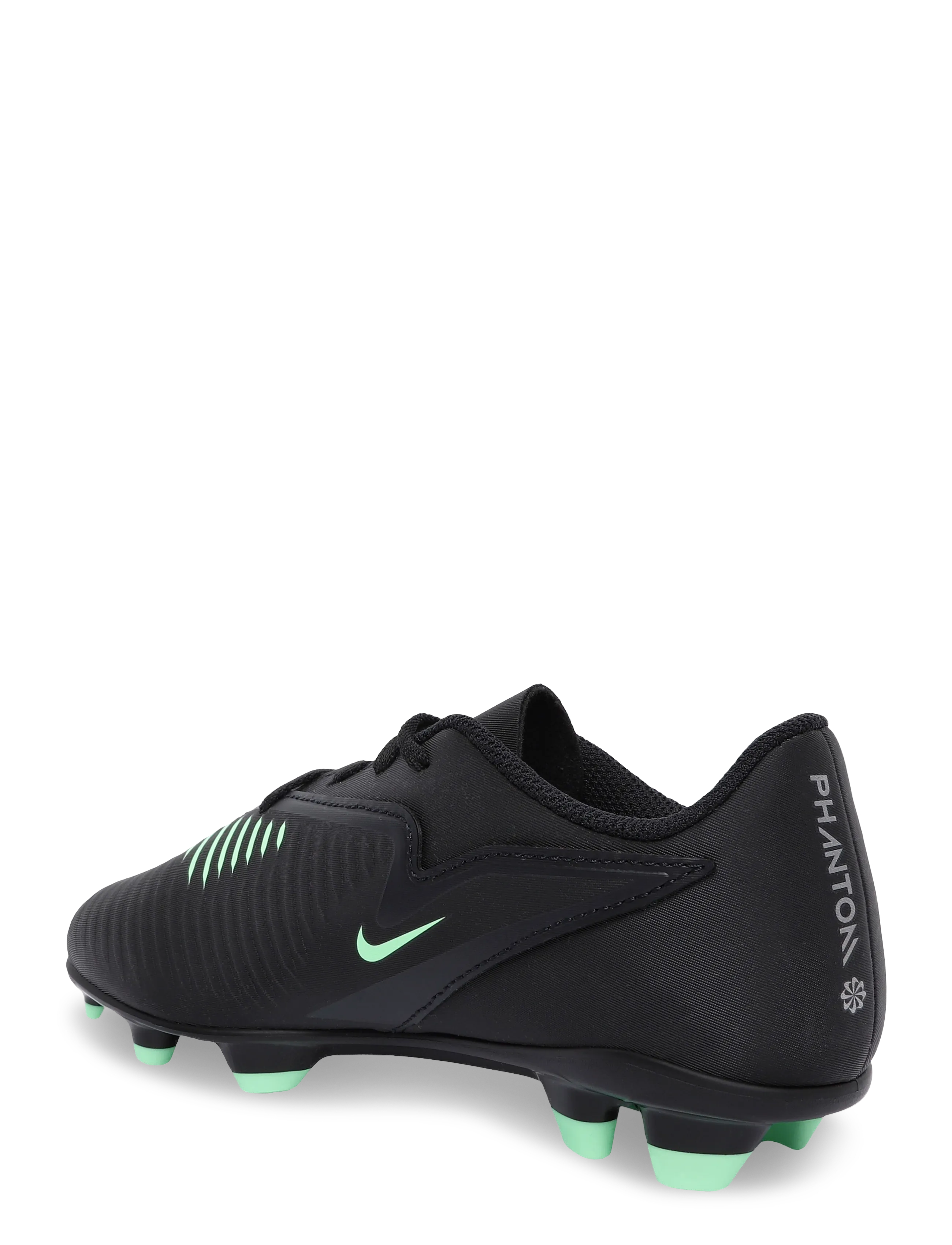 Nike - JR PHANTOM 6 LOW CLUB FG/MG - fodboldstøvler - black/illusion green-black - 2