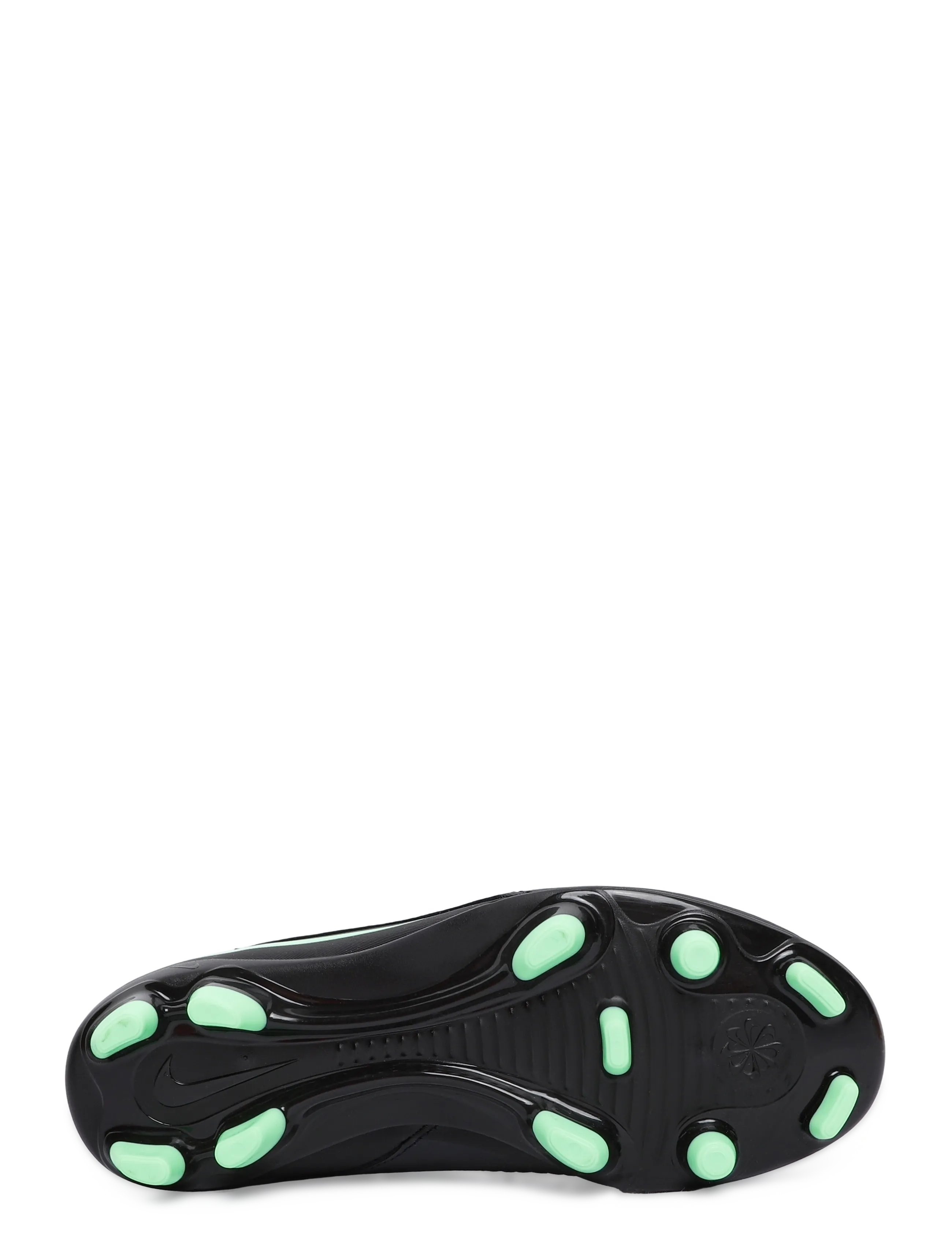 Nike - JR PHANTOM 6 LOW CLUB FG/MG - fodboldstøvler - black/illusion green-black - 4