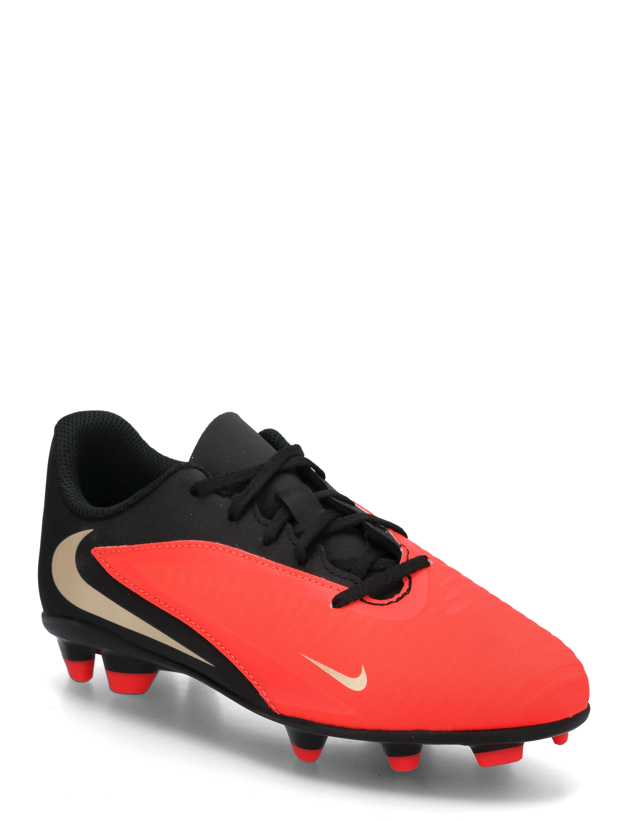 Nike JR PHANTOM 6 LOW CLUB FG/MG - Schuhe - BRIGHT CRIMSON/BLACK-BRIGHT CR / red
