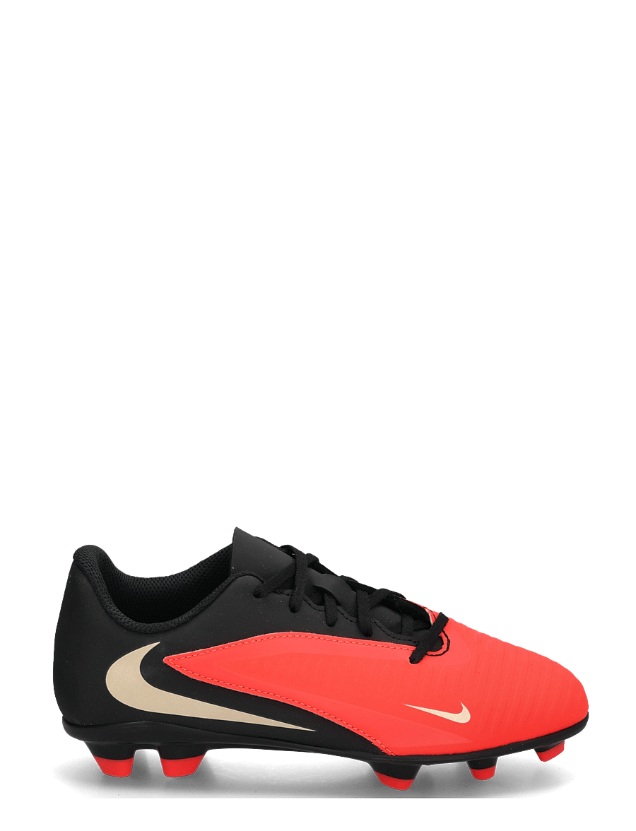 Nike - JR PHANTOM 6 LOW CLUB FG/MG - fodboldstøvler - bright crimson/black-bright cr - 2