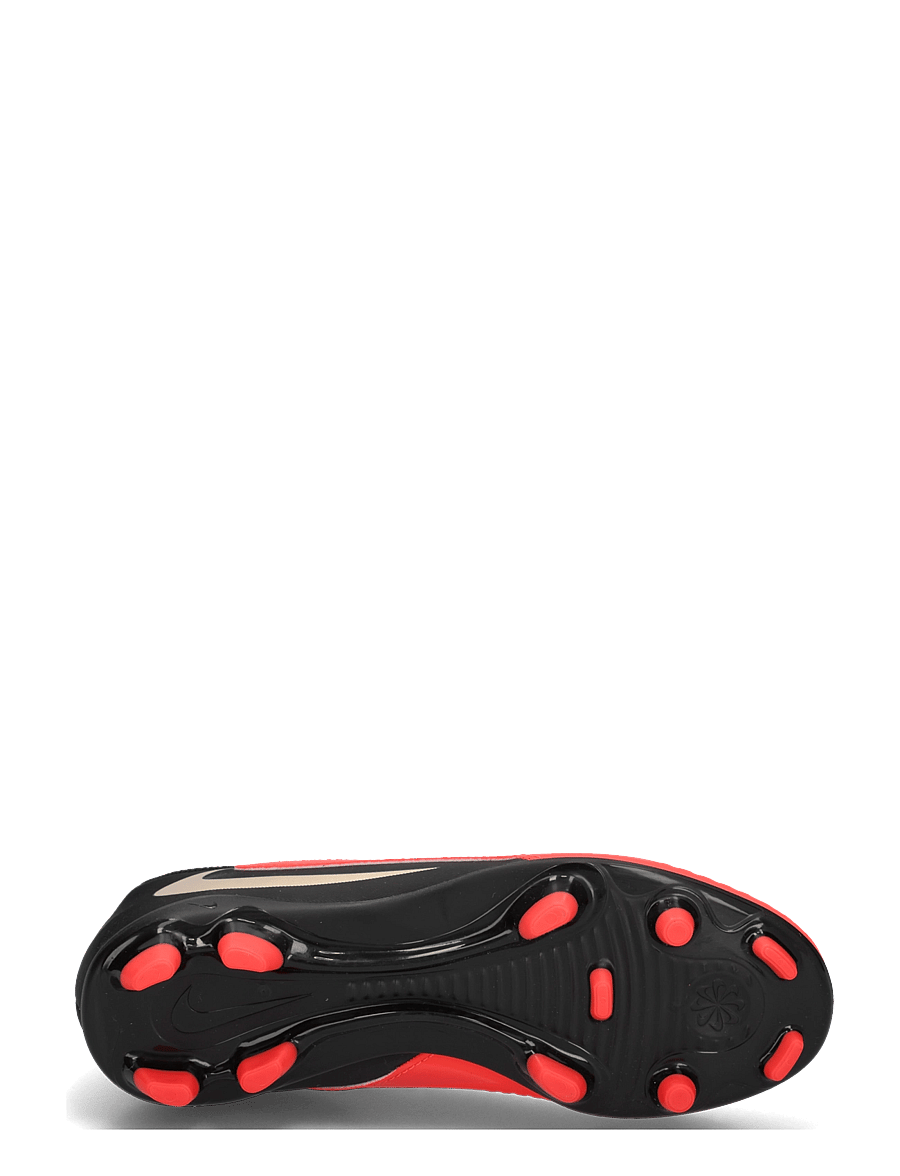 Nike - JR PHANTOM 6 LOW CLUB FG/MG - fodboldstøvler - bright crimson/black-bright cr - 4
