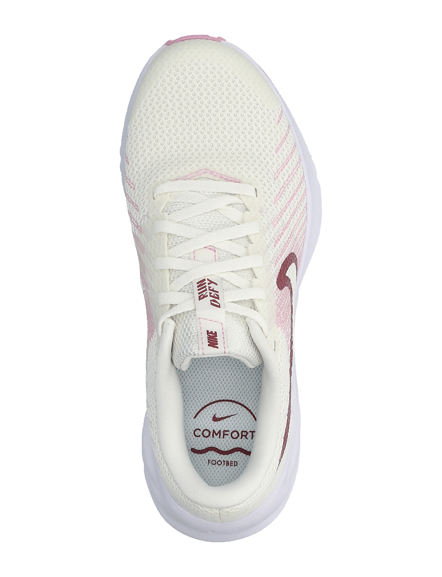 Nike - W NIKE RUN DEFY - løbesko - sail/pink smoke-white-pink ris - 3