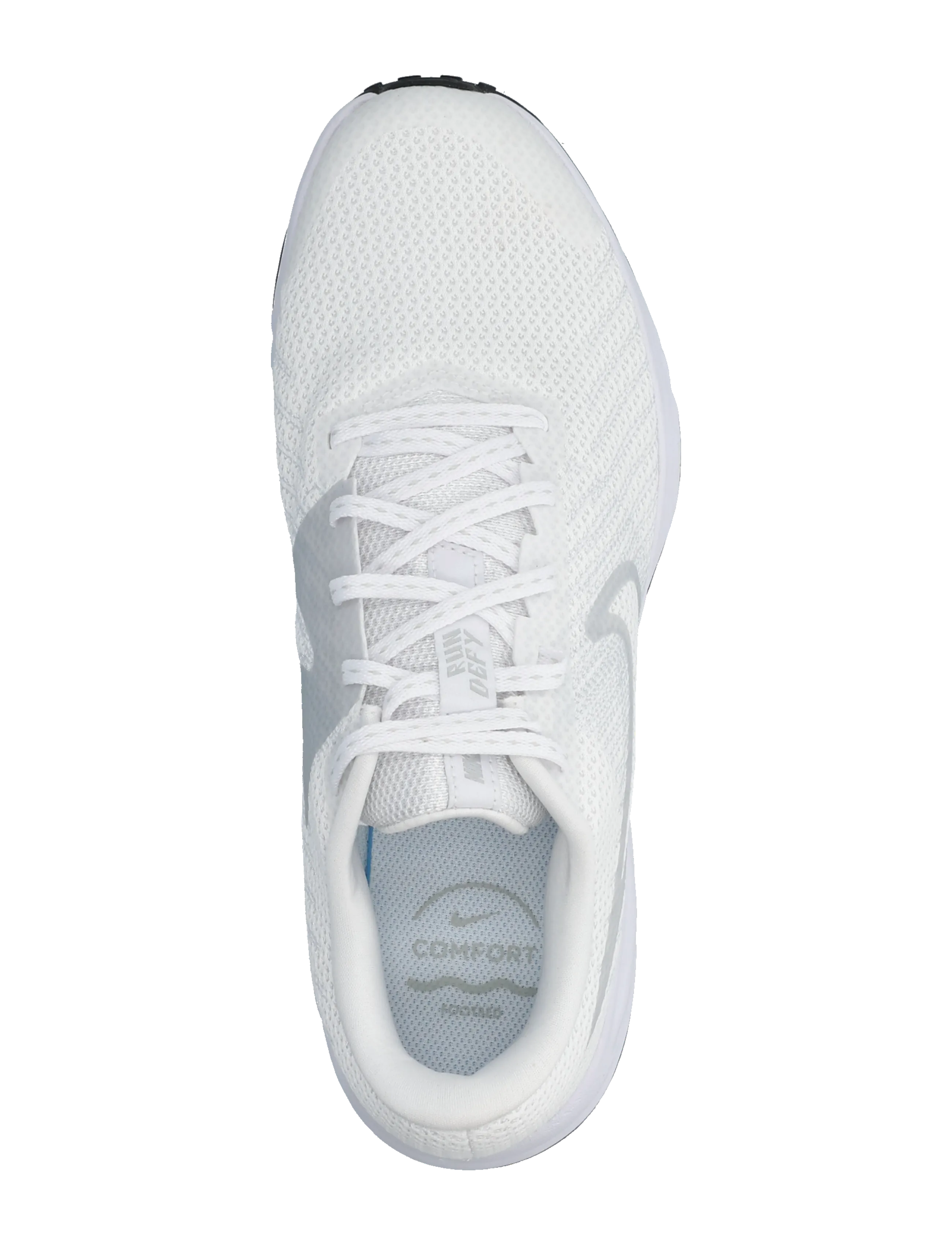 Nike - W NIKE RUN DEFY - löparskor - white/pure platinum-black - 3