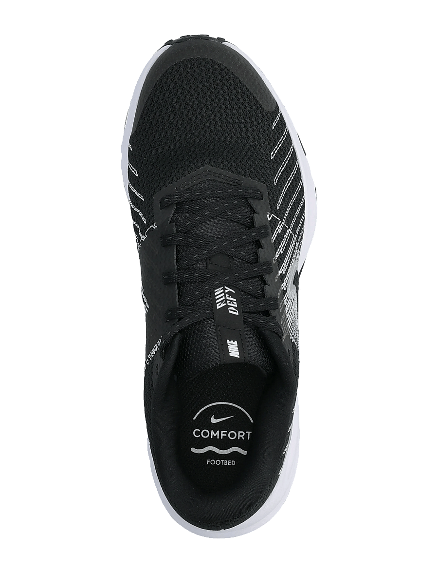 Nike - W NIKE RUN DEFY - laufschuhe - black/white-wolf grey - 3