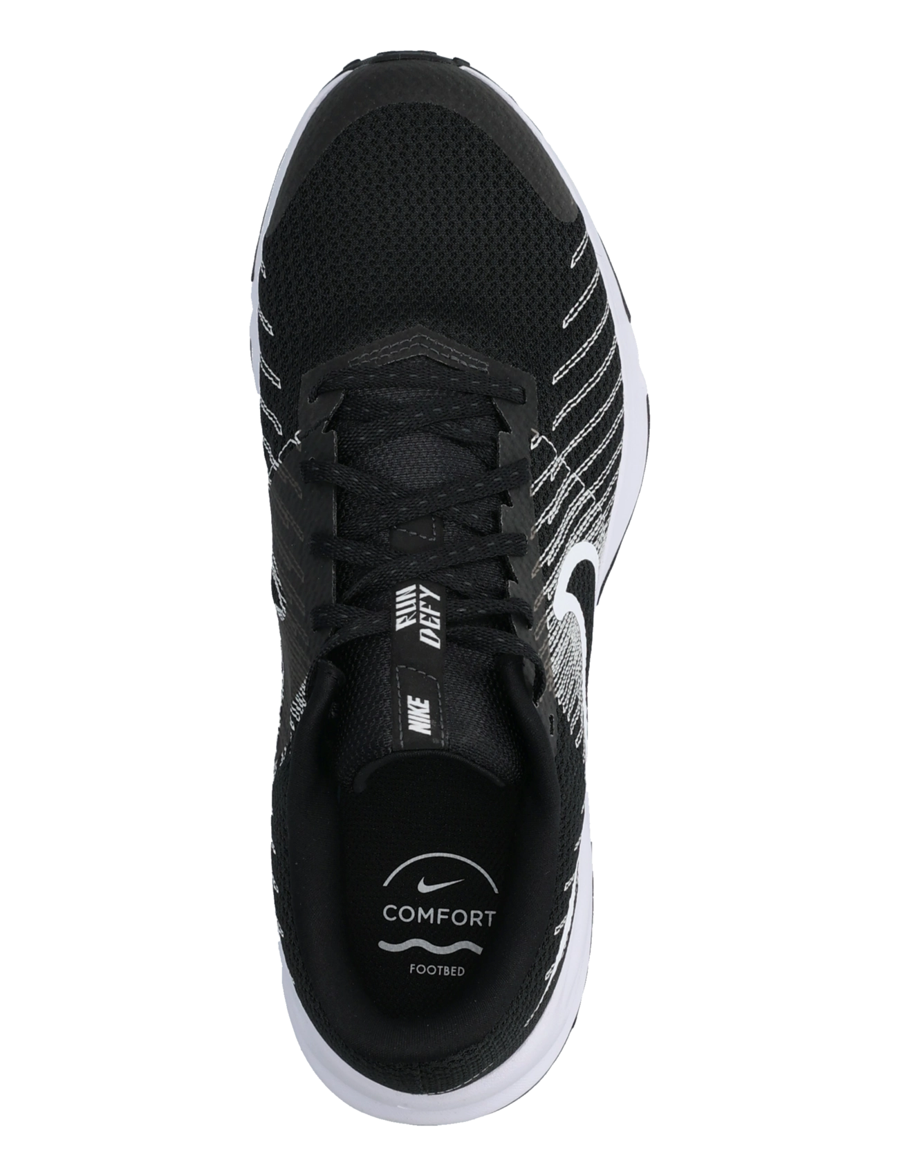Nike - NIKE RUN DEFY - laufschuhe - black/white - 3