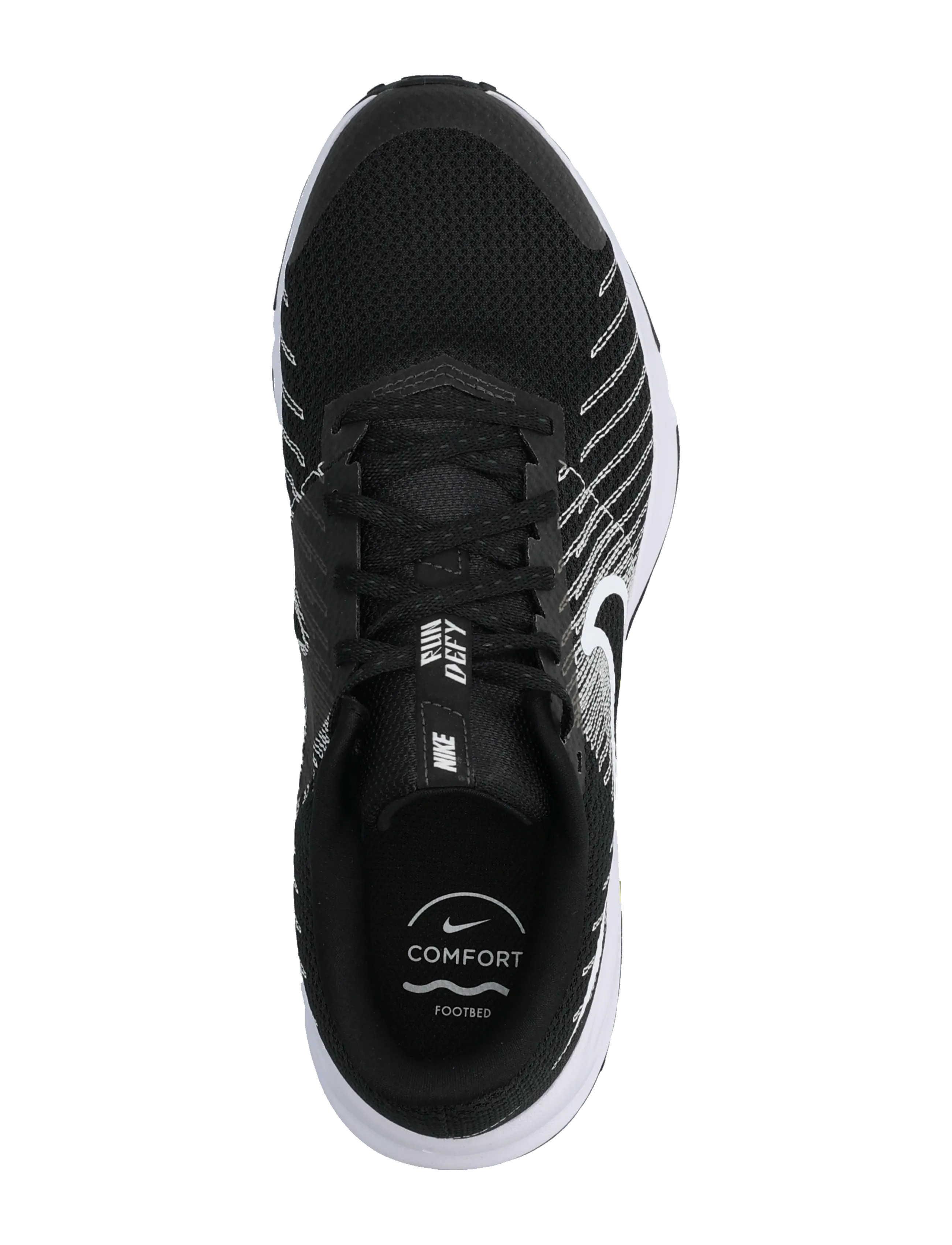 Nike - NIKE RUN DEFY - herbstersparnisse - black/white - 3