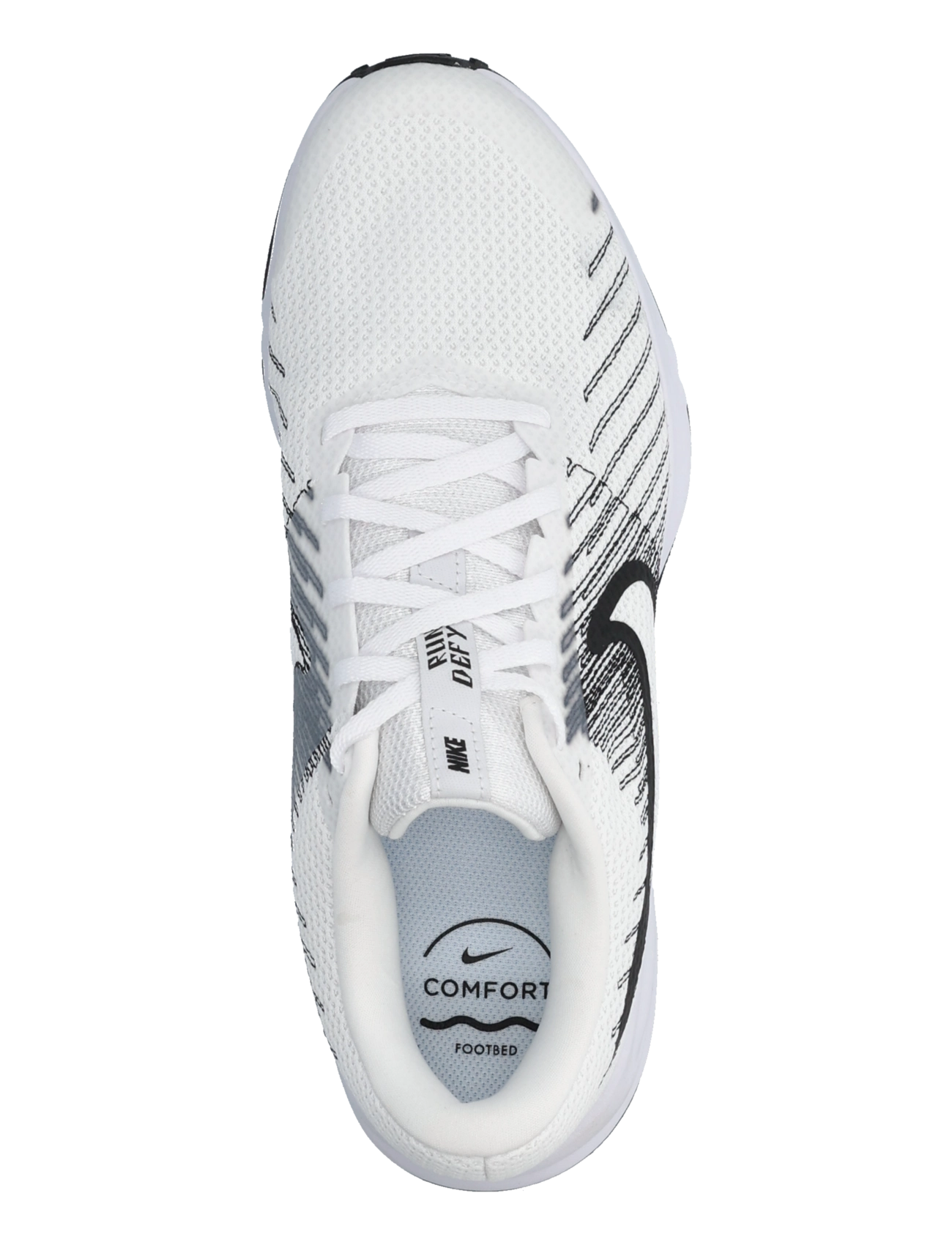 Nike - NIKE RUN DEFY - löparskor - white/black - 3