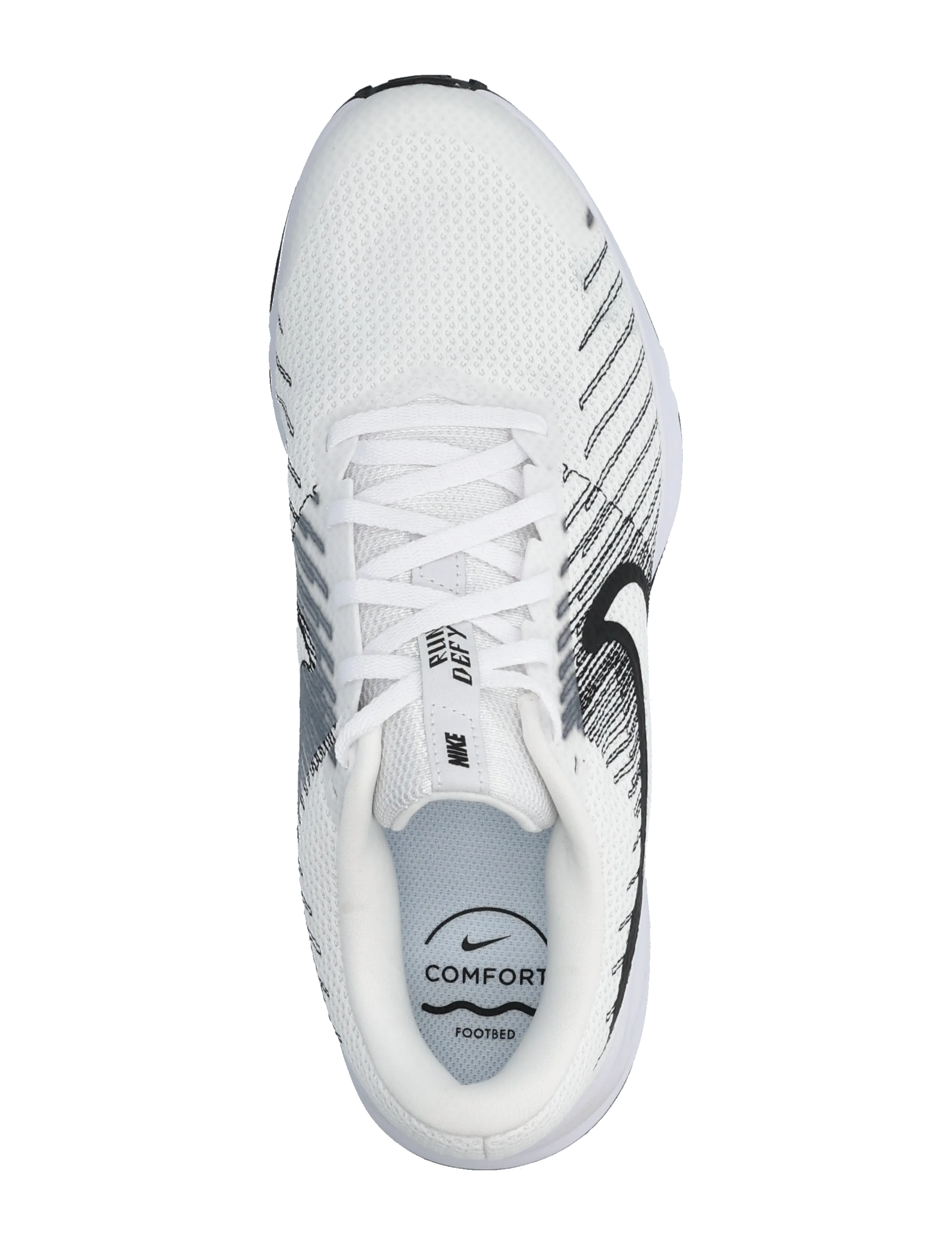 Nike - NIKE RUN DEFY - herbstersparnisse - white/black - 3