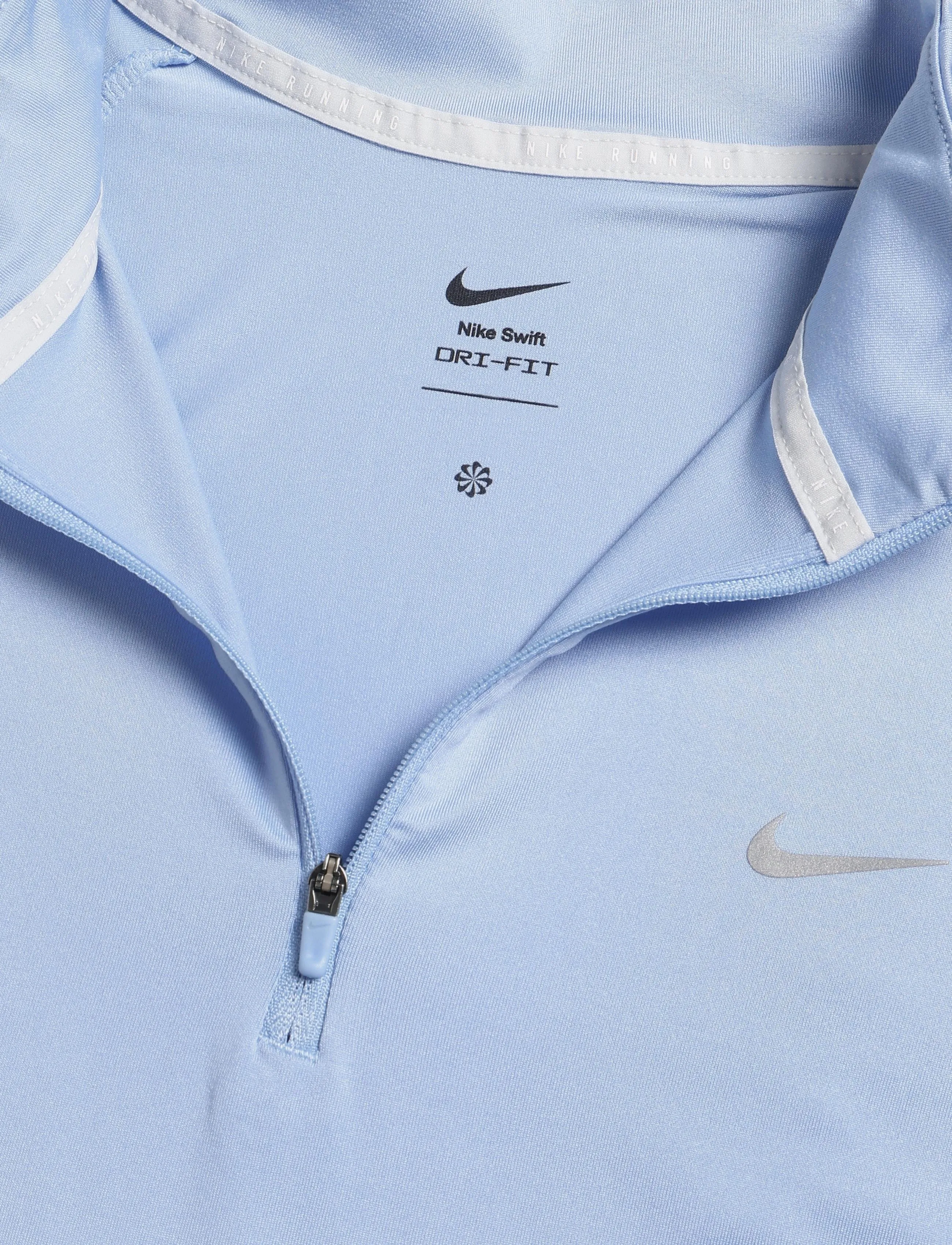 Nike - W NK SWIFT DF UV HZ TOP - langarmshirts - aluminum/reflective silv - 2