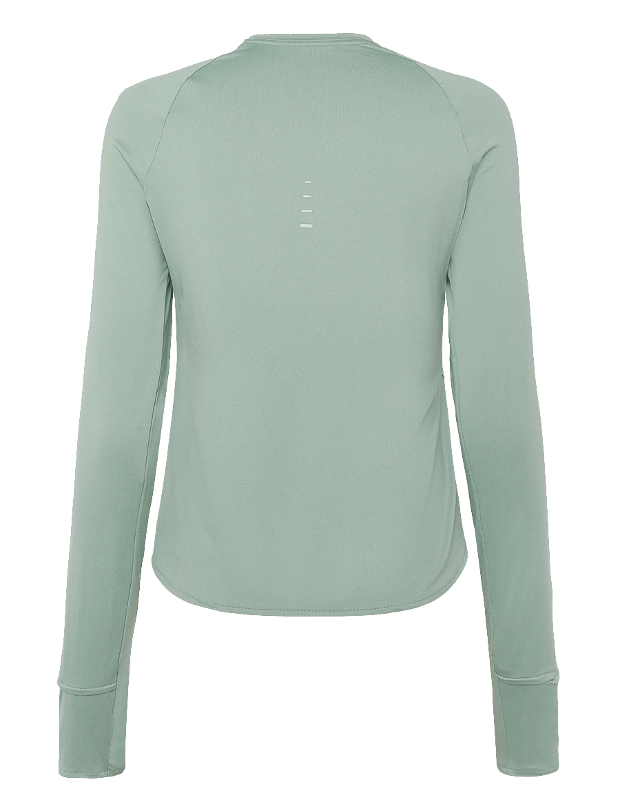 Nike - W NK SWIFT DF UV LS CRW - longsleeved tops - steam/reflective silv - 1
