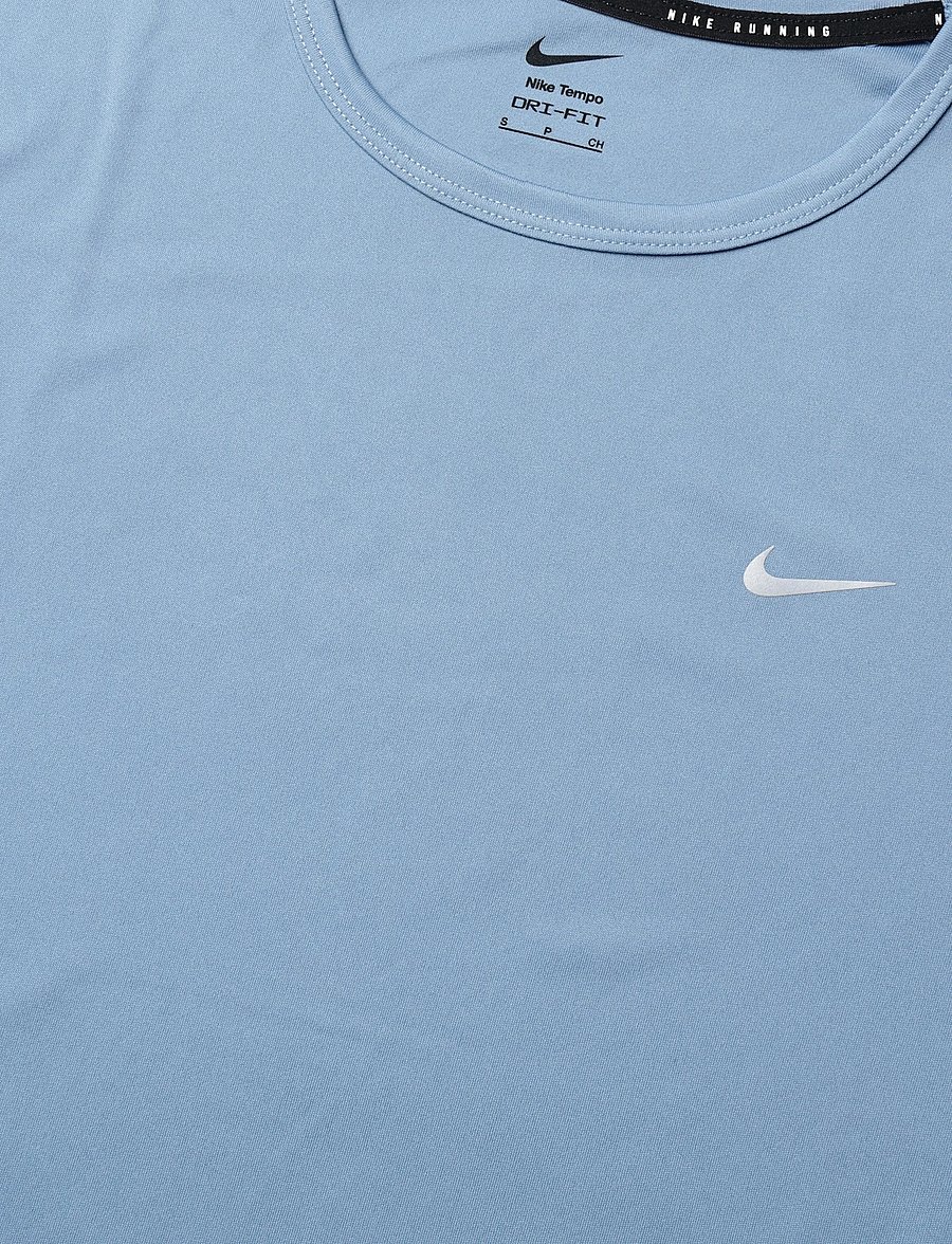 Nike - Nike Dri-Fit Tempo Top - t-shirts - work blue/reflective silv - 5
