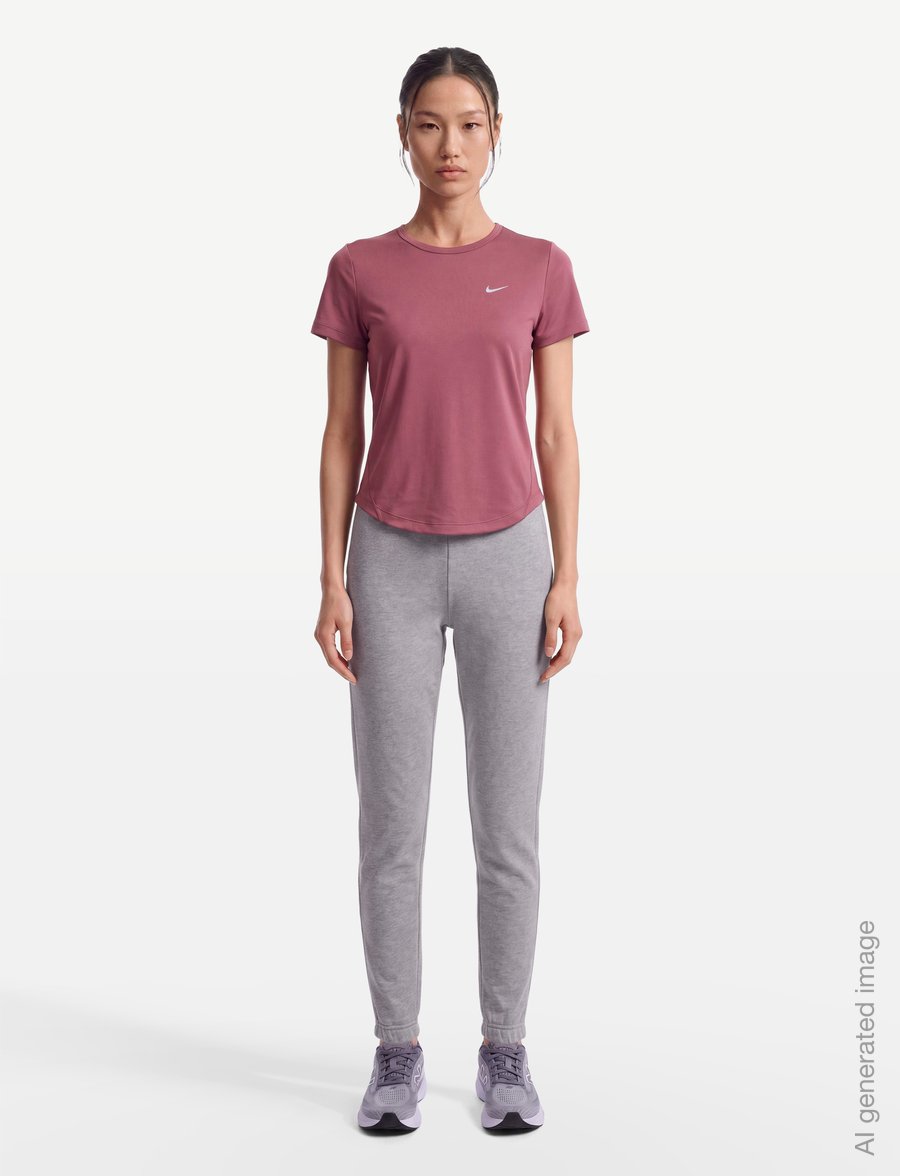Nike - Nike Dri-Fit Tempo Top - t-shirts - pink smoke/reflective silv - 0