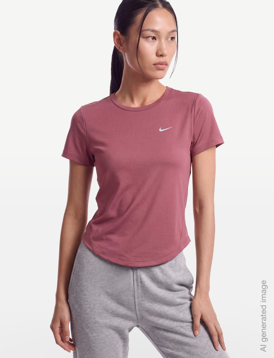 Nike - Nike Dri-Fit Tempo Top - t-shirts - pink smoke/reflective silv - 3