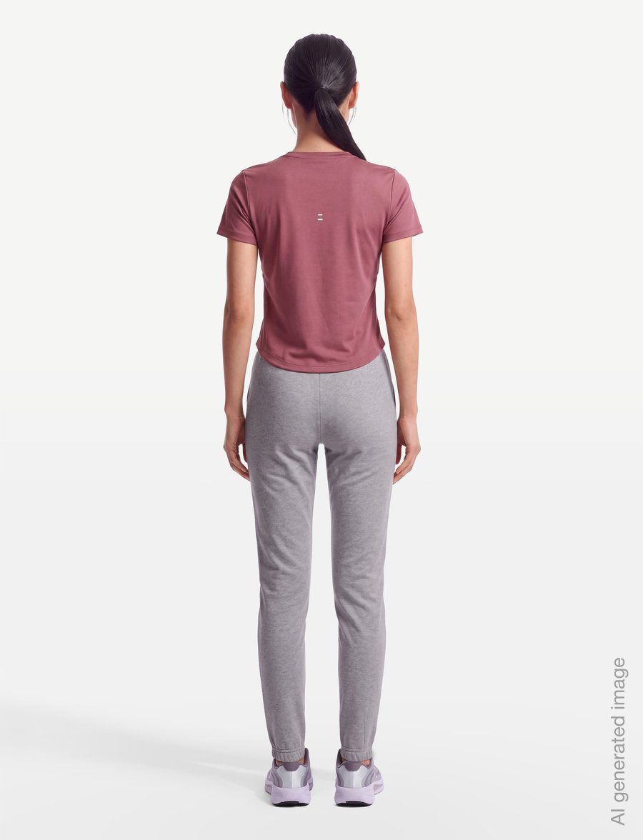 Nike - Nike Dri-Fit Tempo Top - t-shirts - pink smoke/reflective silv - 4