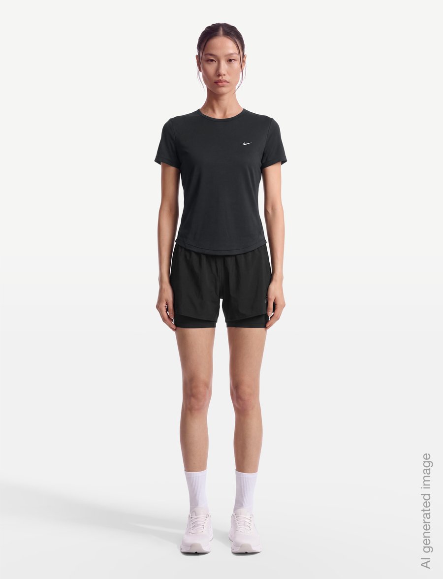 Nike - Nike Dri-Fit Tempo Top - t-shirts - black/reflective silv - 0