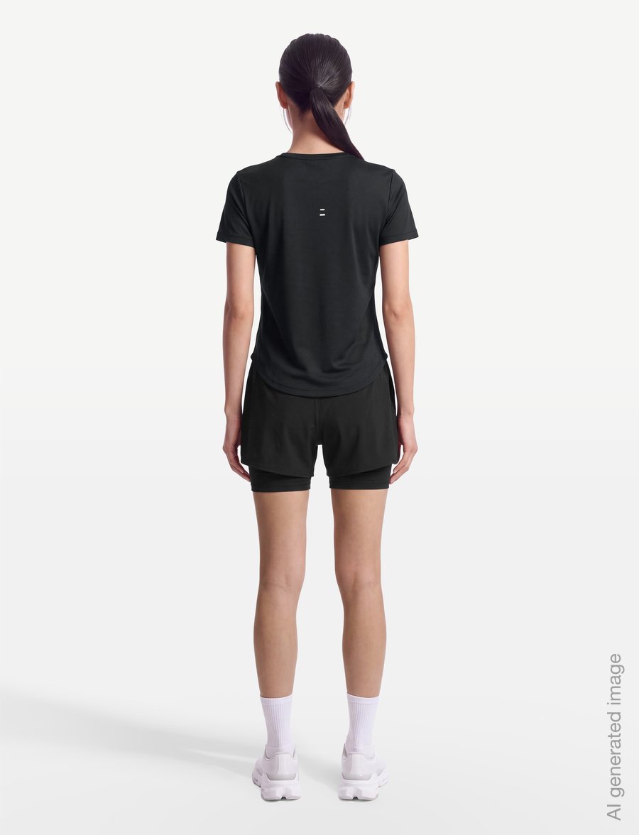 Nike - Nike Dri-Fit Tempo Top - t-shirts - black/reflective silv - 4