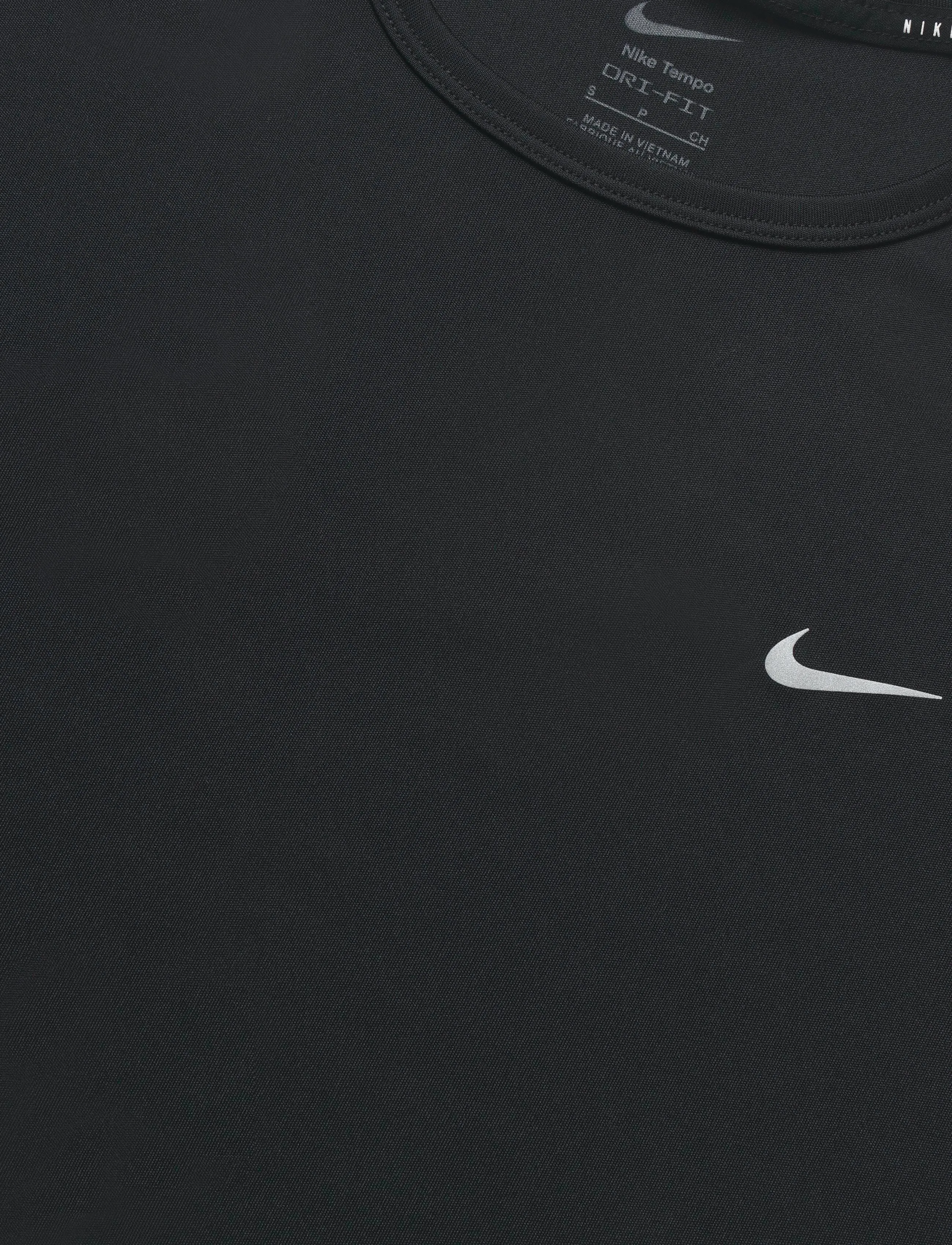 Nike - Nike Dri-Fit Tempo Top - t-shirts - black/reflective silv - 2