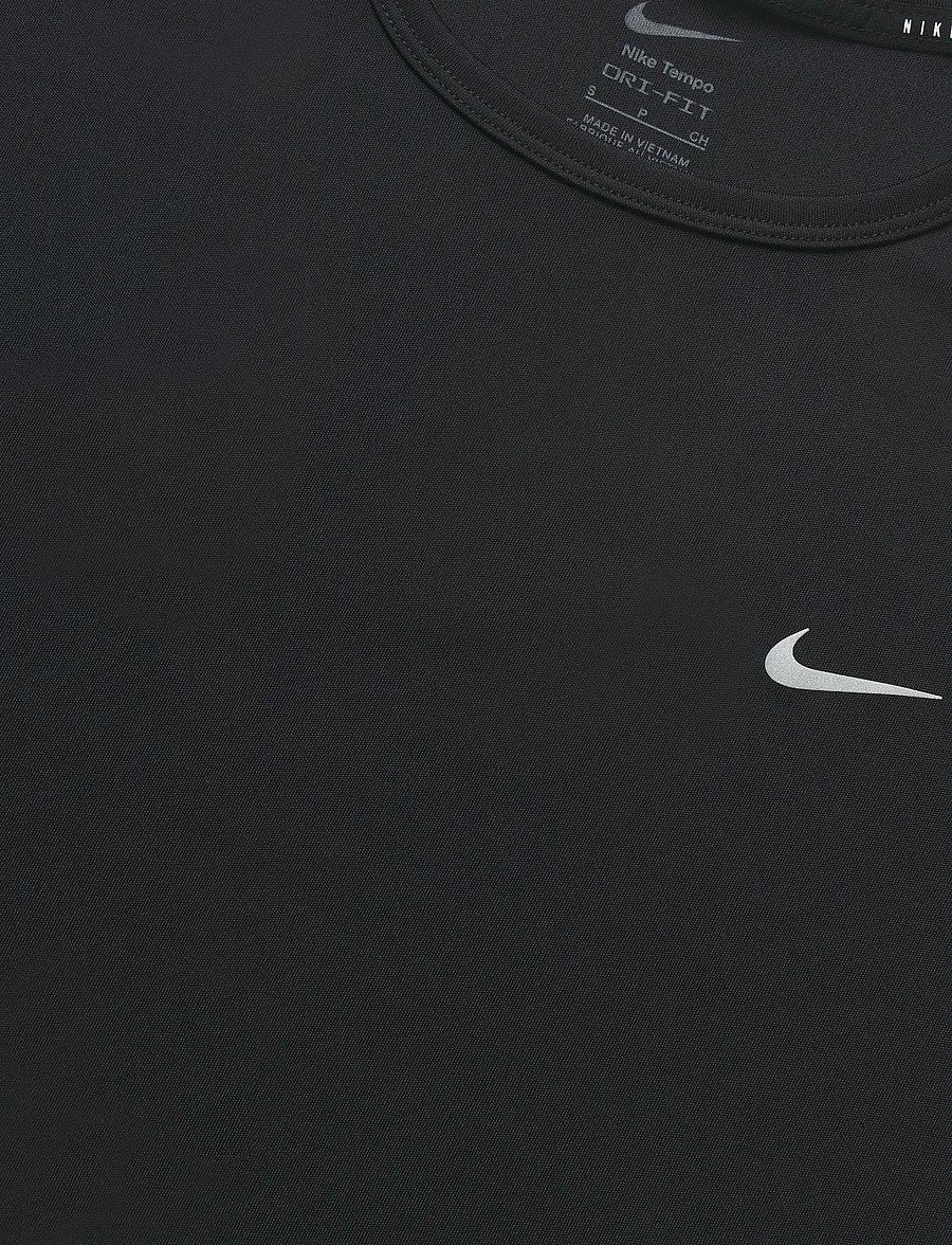 Nike - Nike Dri-Fit Tempo Top - t-shirts - black/reflective silv - 2