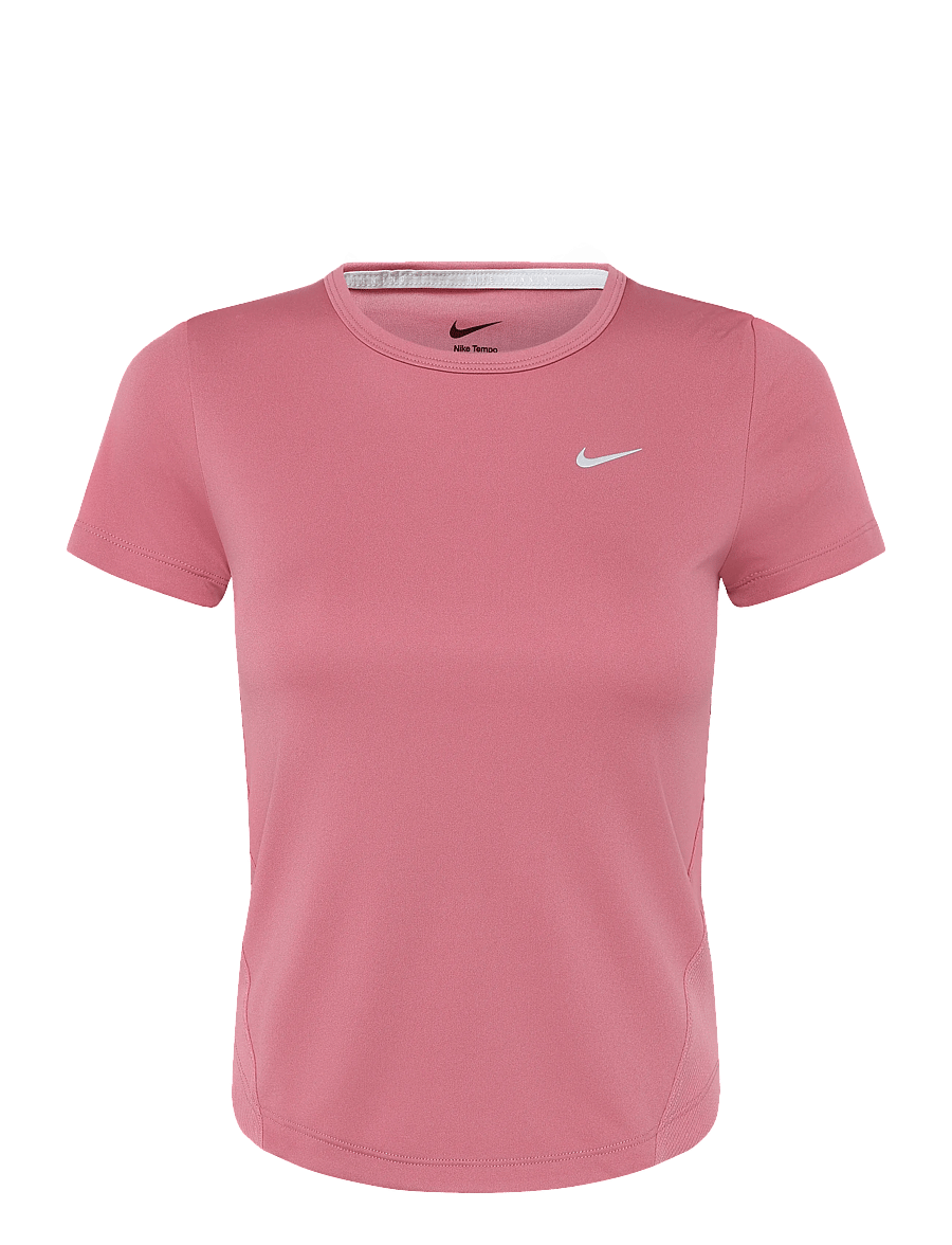 Nike - Nike Dri-Fit Tempo Top - t-shirts - peony/reflective silv - 0
