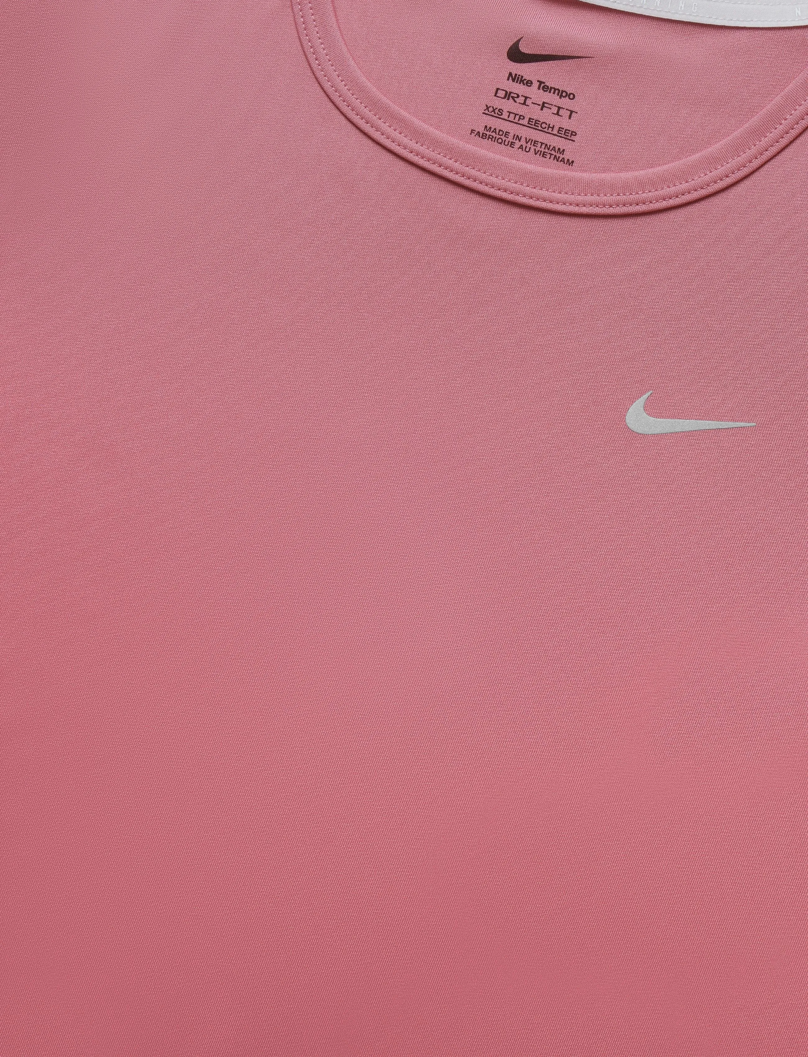 Nike - Nike Dri-Fit Tempo Top - t-shirts - peony/reflective silv - 2