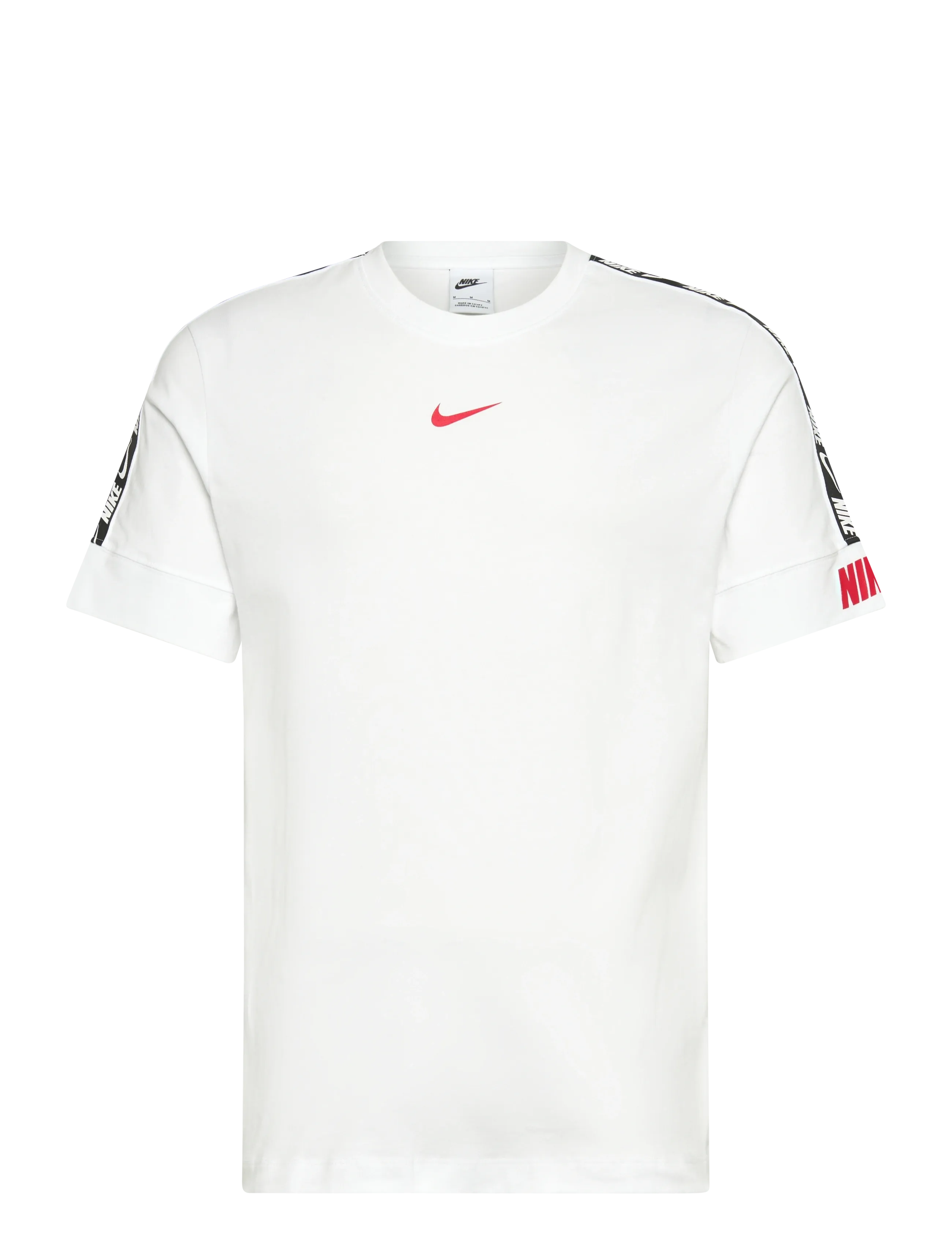 Nike M NSW SS REPEAT TEE - T-Shirts - WHITE / white
