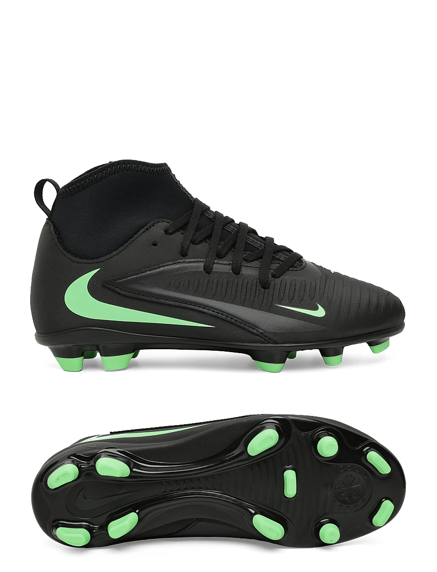Nike - JR PHANTOM 6 HIGH CLUB FG/MG - fußballstiefel - black/illusion green-black - 0