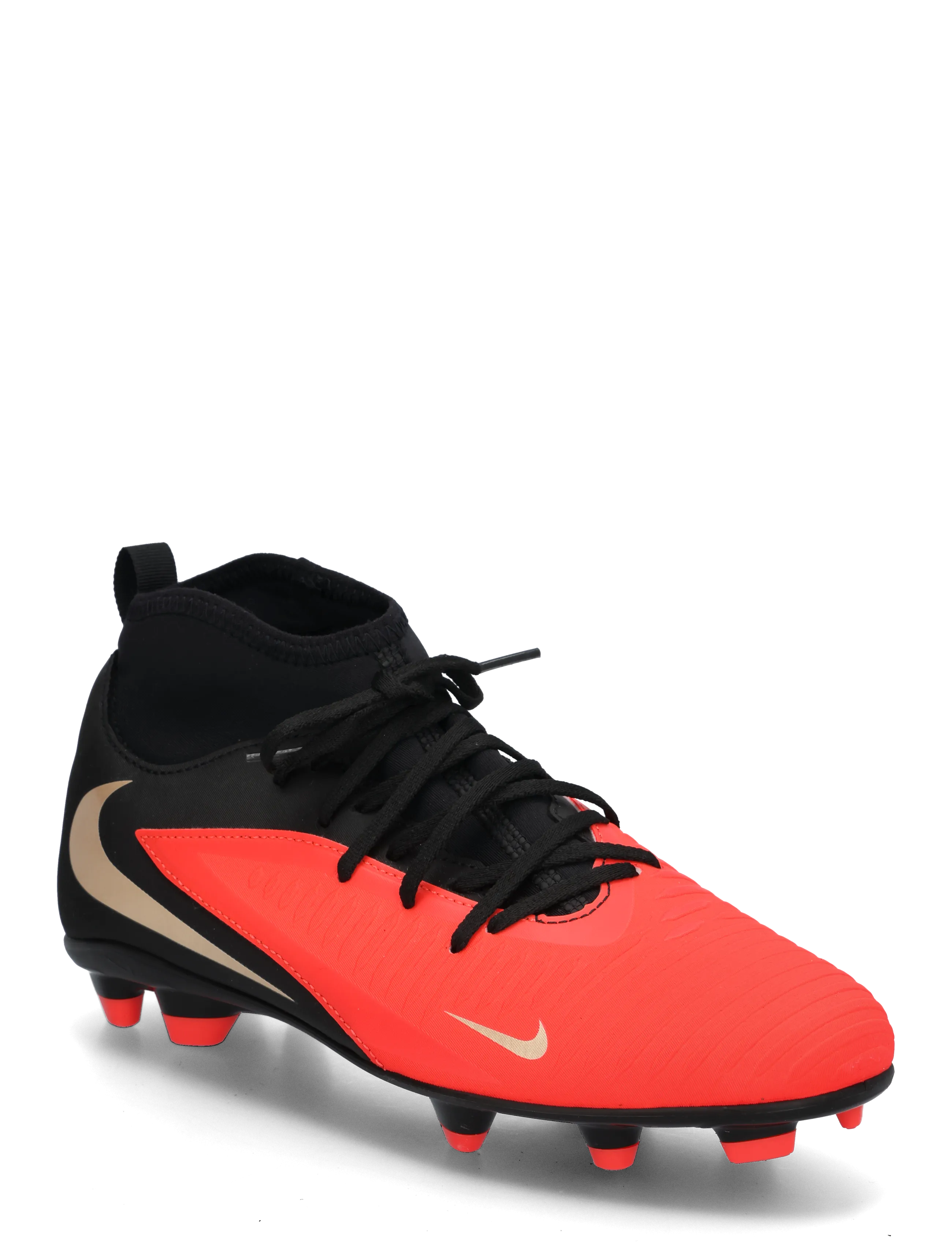 Nike PHANTOM 6 HIGH CLUB FG/MG - Vis alt - BRIGHT CRIMSON/BLACK-BRIGHT CR / red