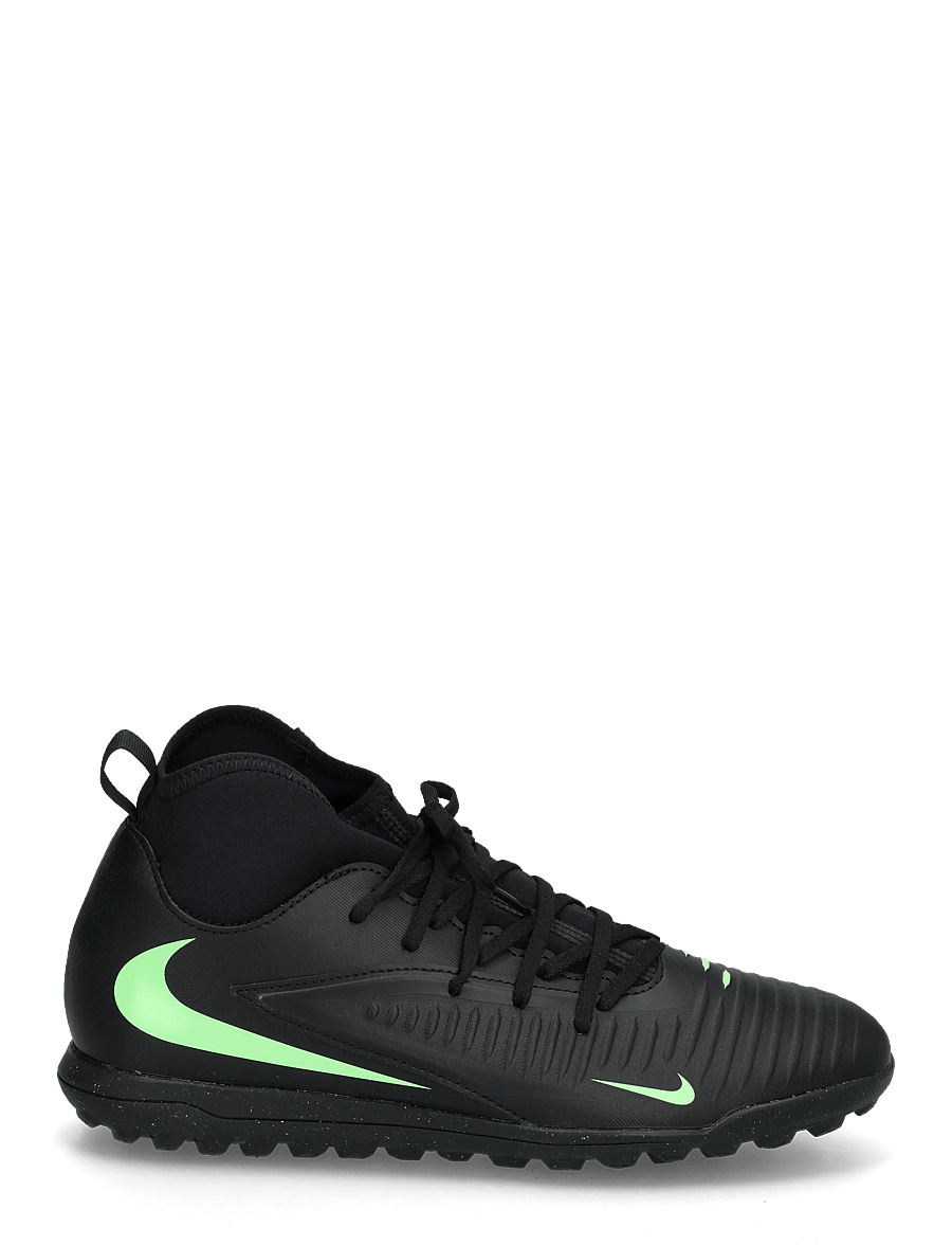 Nike - PHANTOM 6 HIGH CLUB TF - fodboldstøvler - black/illusion green-black - 2