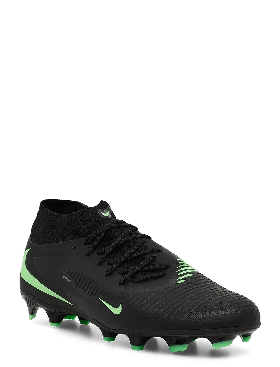 Nike - PHANTOM 6 HIGH ACAD FG/MG - football boots - black/illusion green-black - 1