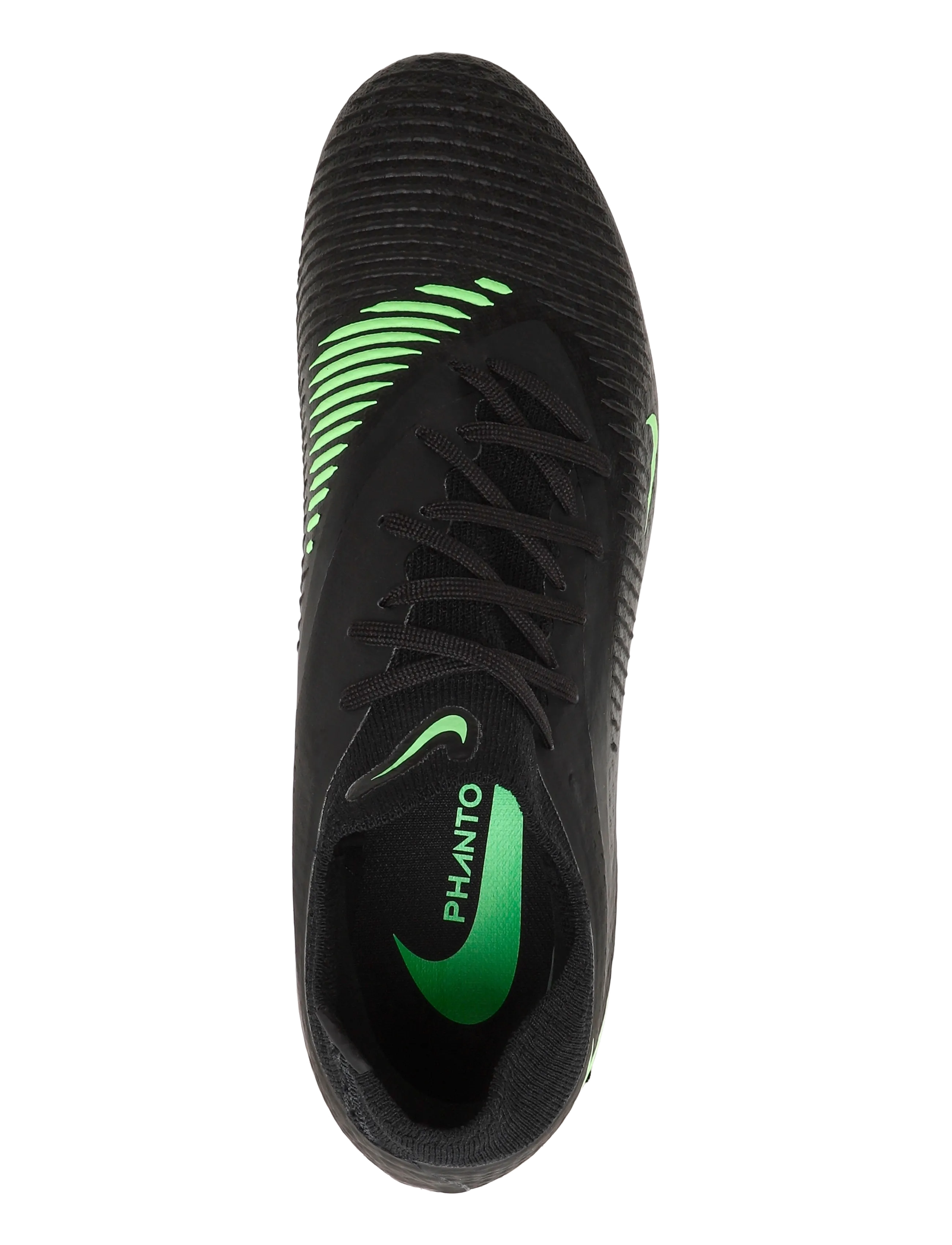 Nike - PHANTOM 6 HIGH ACAD FG/MG - football boots - black/illusion green-black - 3
