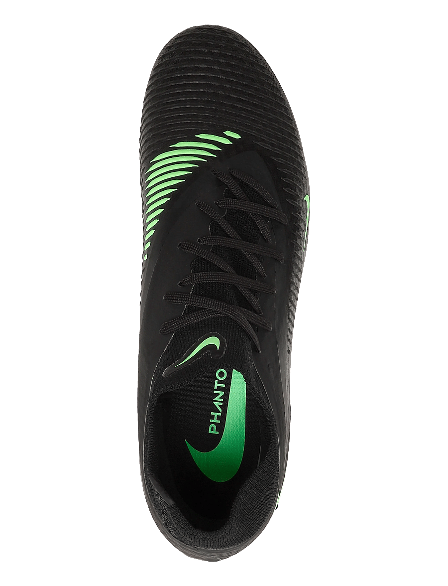 Nike - PHANTOM 6 HIGH ACAD FG/MG - football boots - black/illusion green-black - 3