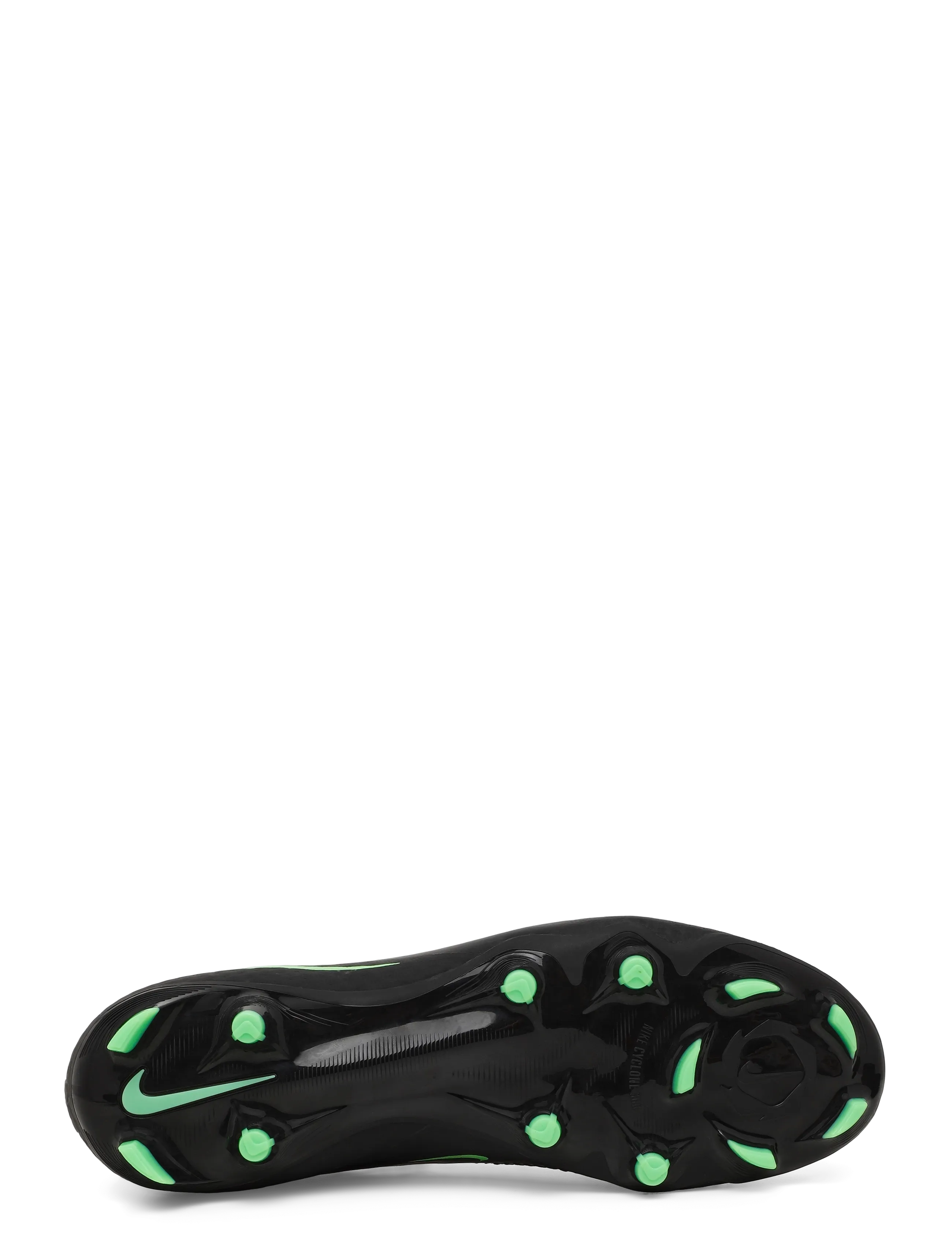 Nike - PHANTOM 6 HIGH ACAD FG/MG - football boots - black/illusion green-black - 4