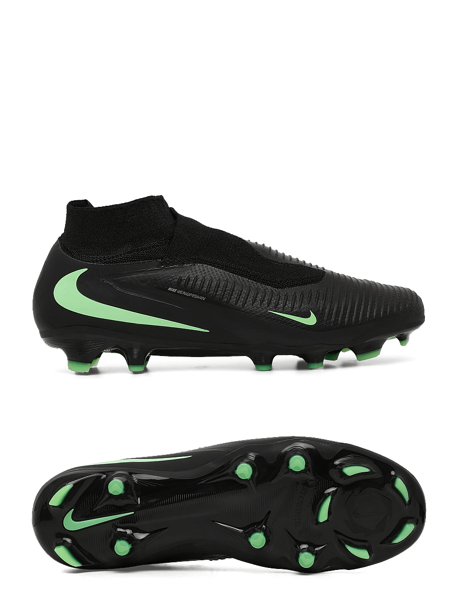 Nike - PHANTOM 6 HIGH PRO FG - football boots - black/illusion green-black - 0