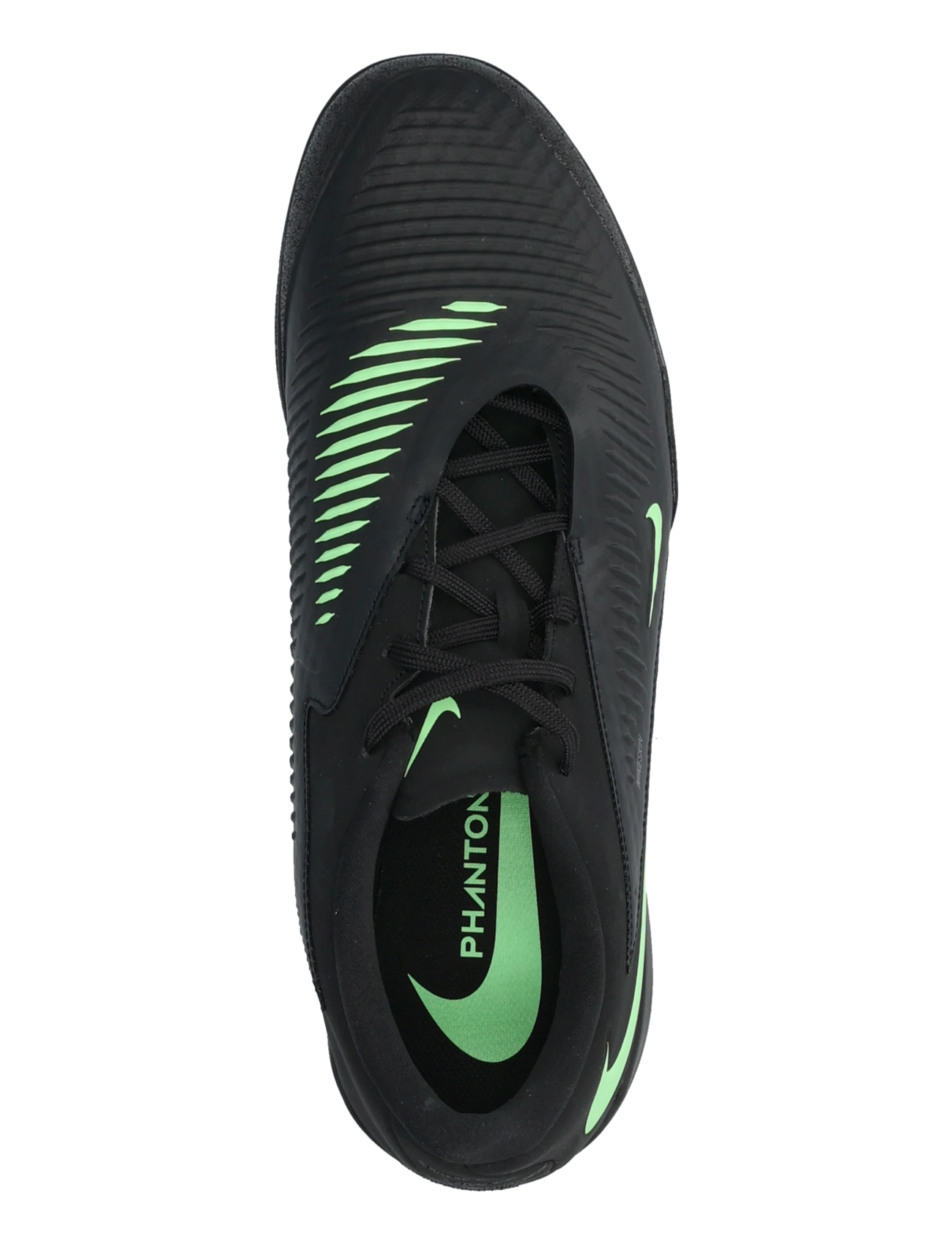 Nike - PHANTOM 6 LOW ACAD IC - indoor sports shoes - black/illusion green-black - 3