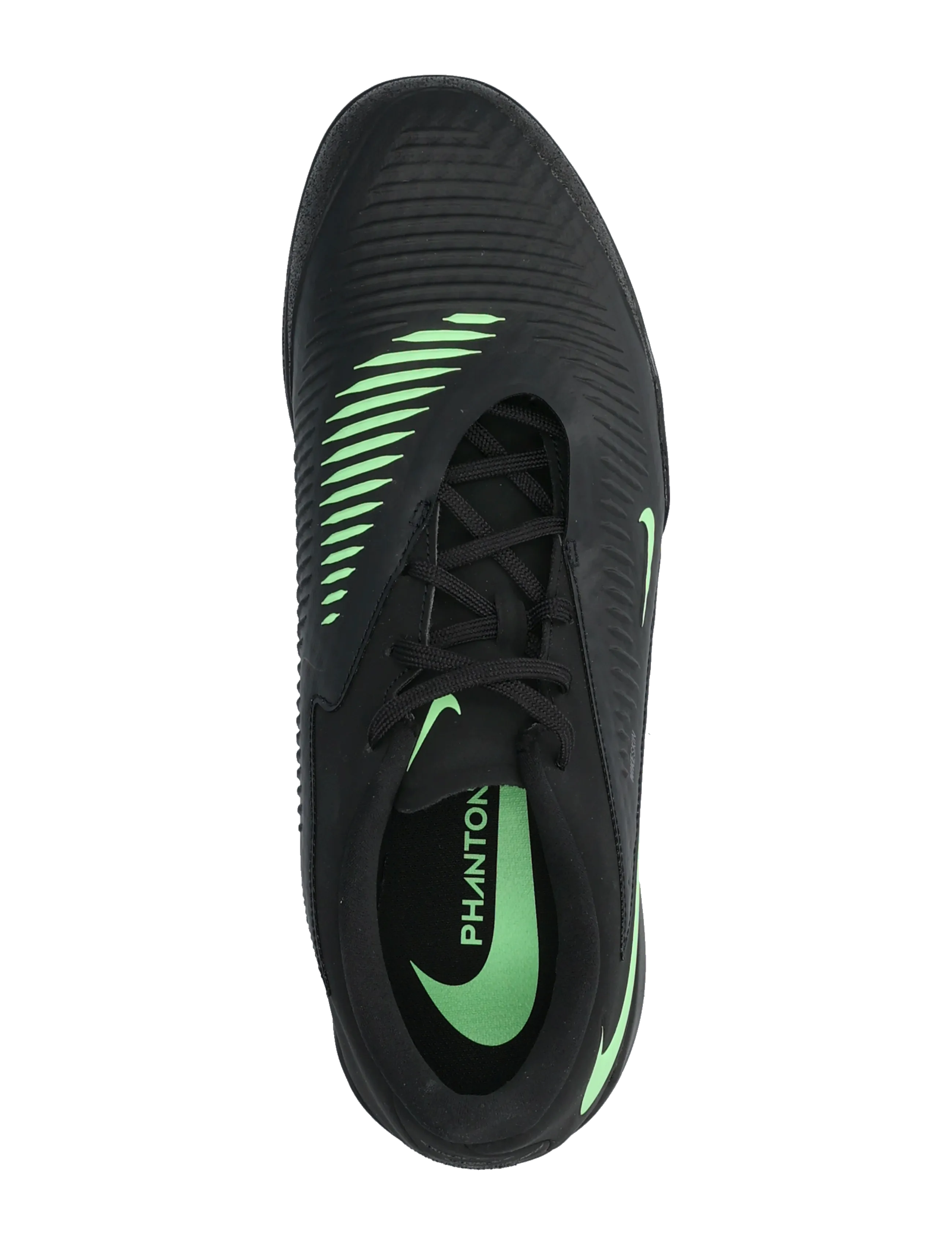 Nike - PHANTOM 6 LOW ACAD IC - indendørs sportssko - black/illusion green-black - 3