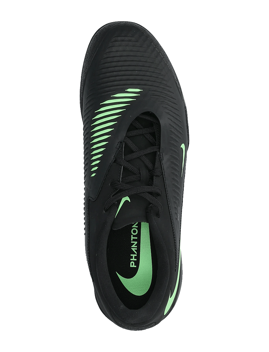 Nike - PHANTOM 6 LOW ACAD IC - indendørs sportssko - black/illusion green-black - 3