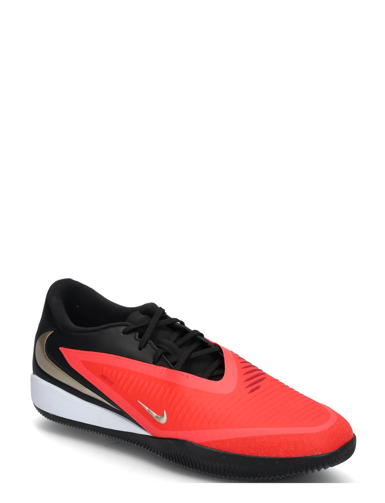 Nike PHANTOM 6 LOW ACAD IC - Football boots - BRIGHT CRIMSON/BLACK-BRIGHT CR / red