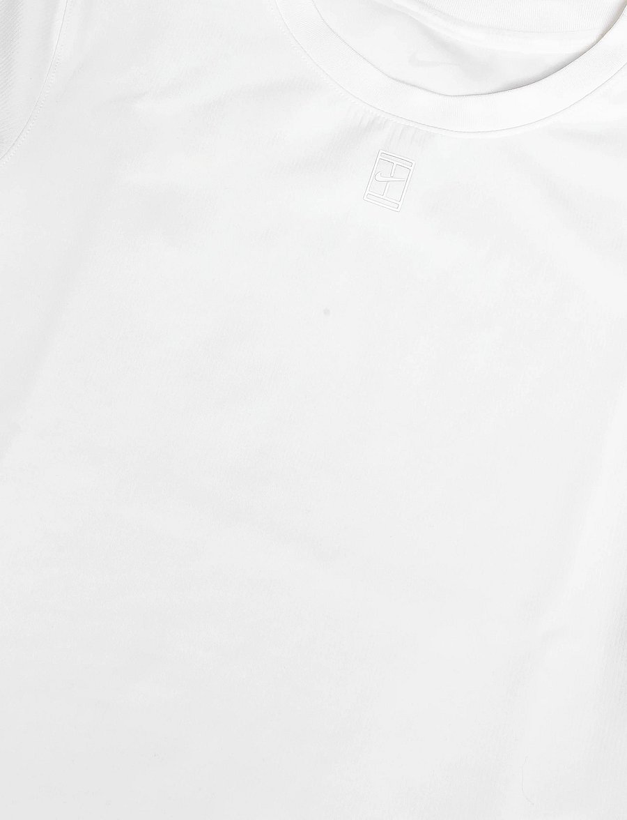Nike - Nike Court Dri-Fit Advantage Top - alussärgid ja t-särgid - white/white - 2