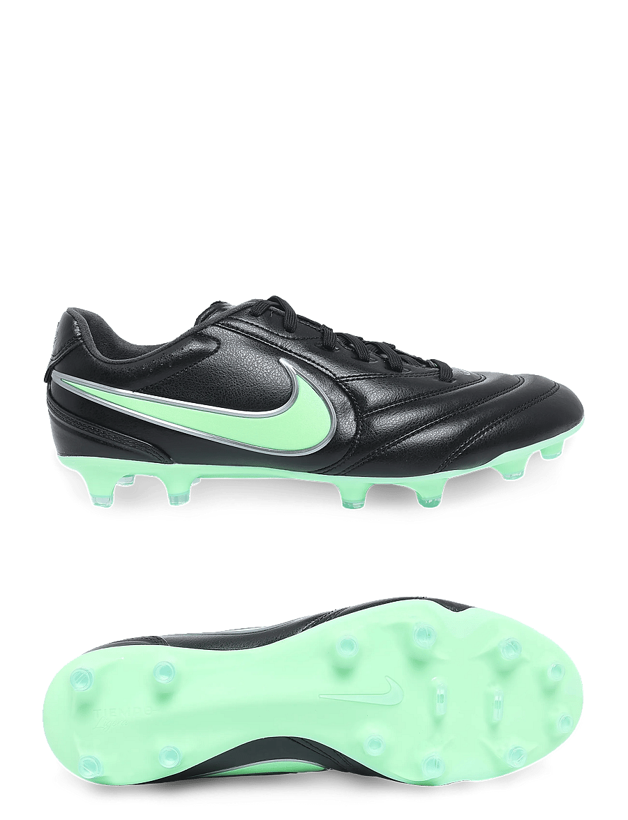 Nike - TIEMPO LIGERA PRO FG - fotbollsskor - black/illusion green-black - 0