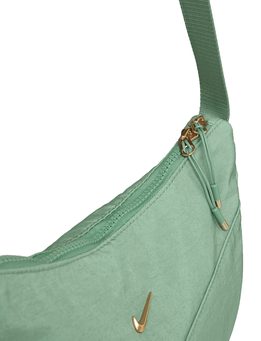 Nike - NK AURA CRESCENT CROSSBODY - handtaschen & bauchtaschen - steam/steam/lt trnsprnt gld - 4