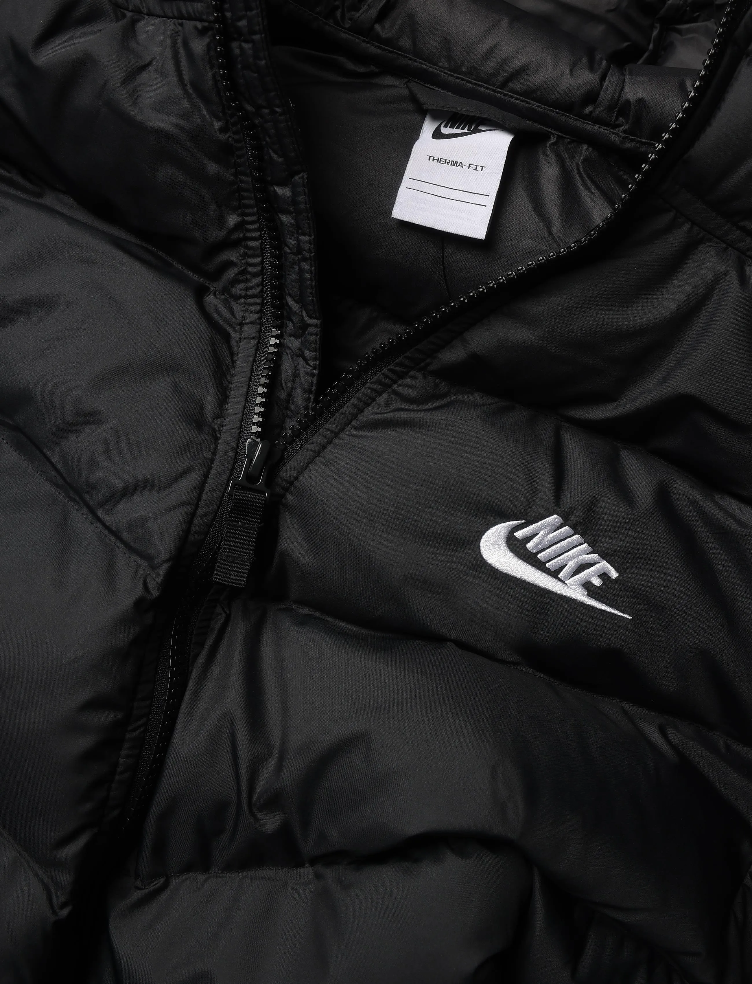 Nike - K NSW TF ADP PUFFER - talvejoped - black/white - 2