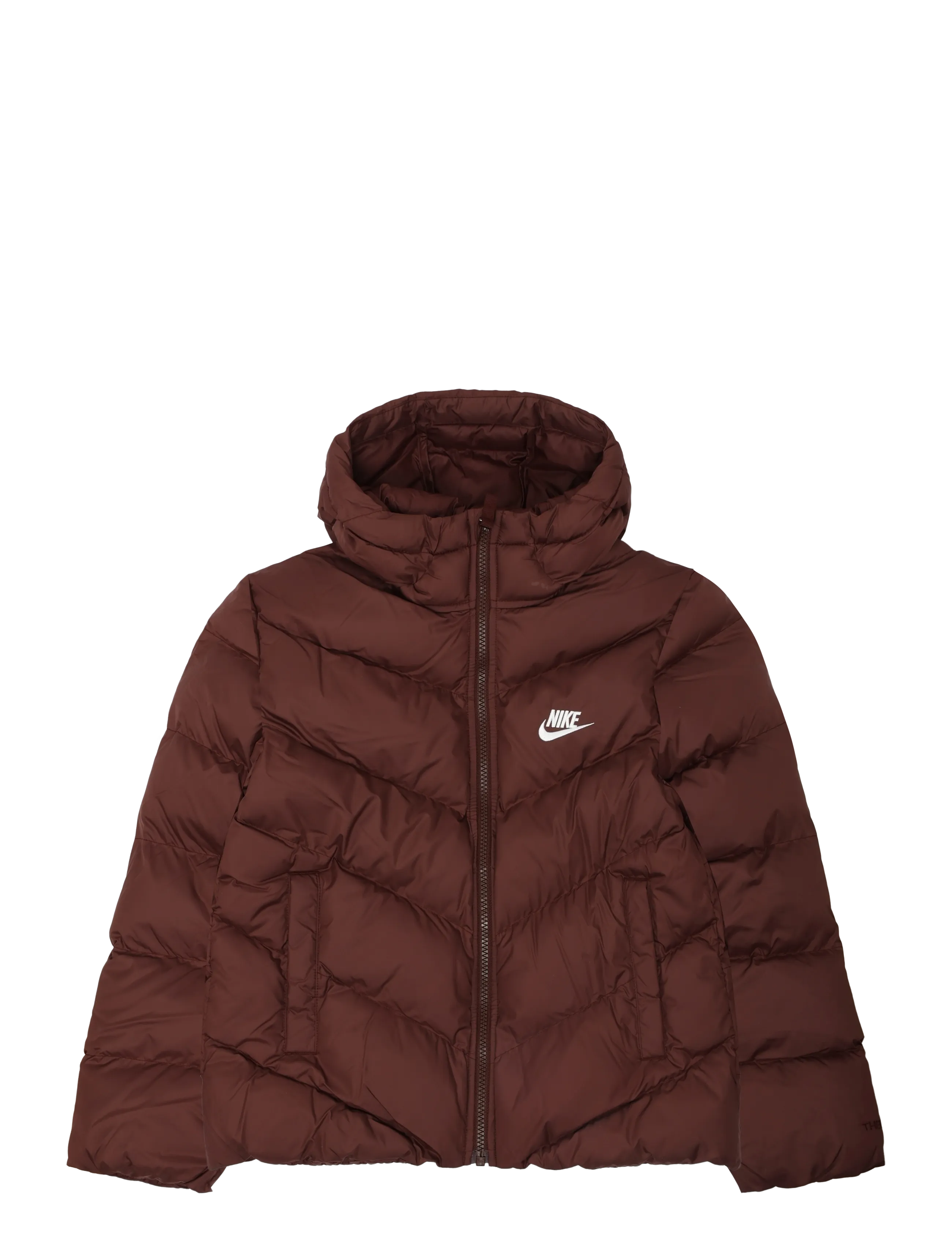 Nike K NSW TF ADP PUFFER - Dunjakker - MYSTIC DATES/WHITE / brown