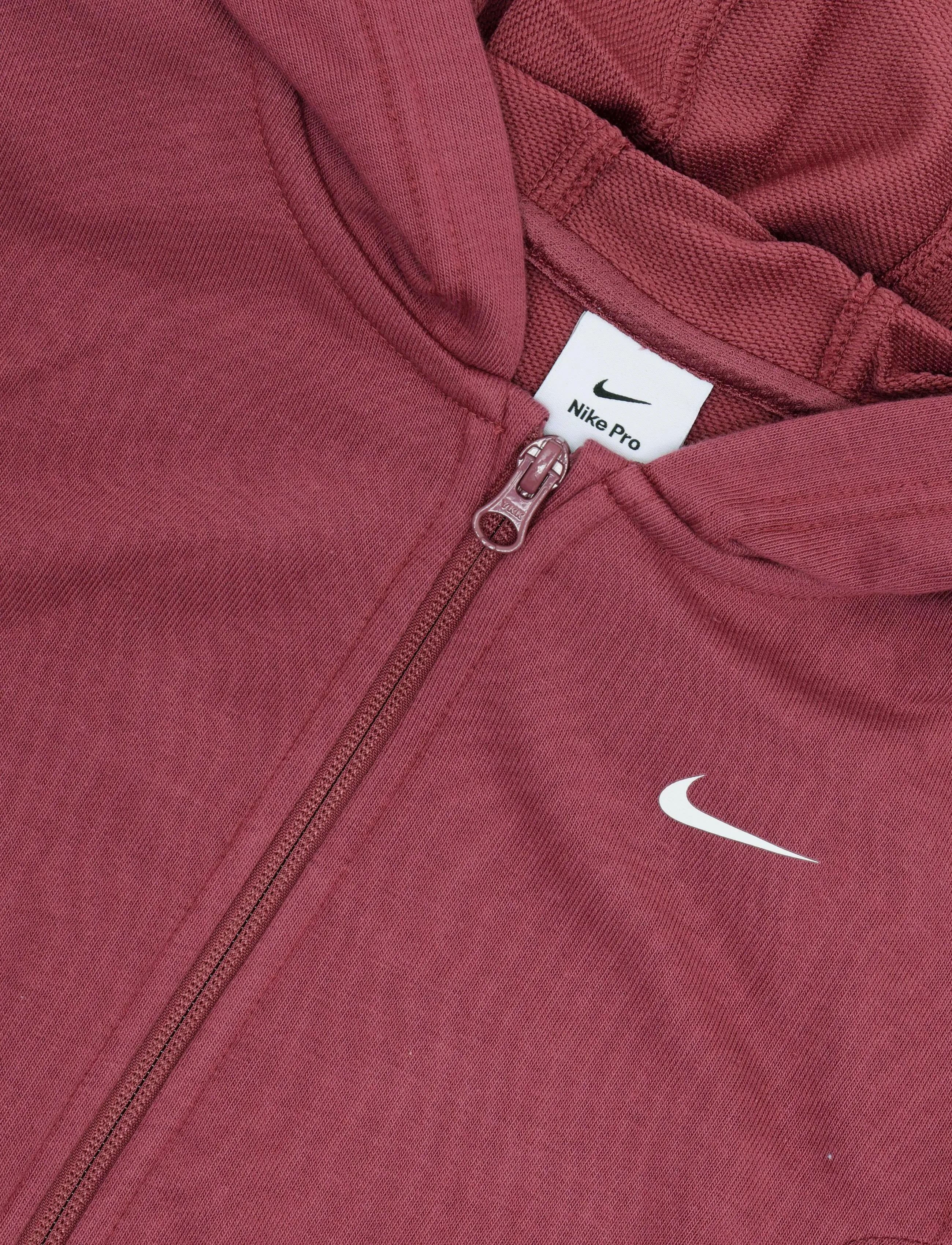 Nike - G NP DF FZ FLC HDY - fleece jackets - pink smoke/pink smoke/black/wh - 2