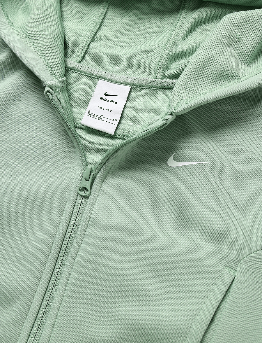 Nike - Nike Pro Fleece Hoodie - fleecejacken - steam/steam/black/white - 2