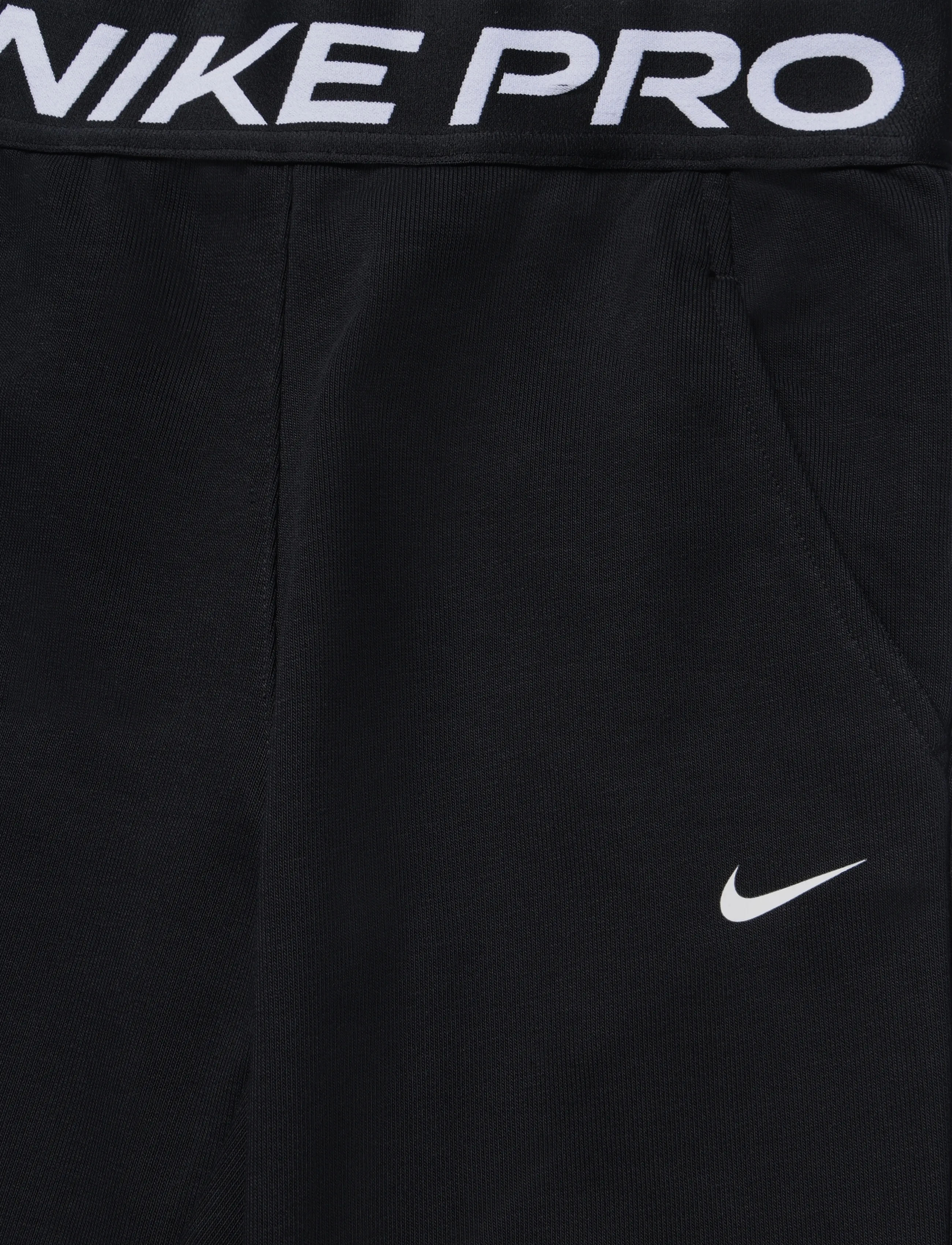 Nike - Nike Pro Dri-Fit Fleece Jogger - dressipüksid - black/black/black/white - 2