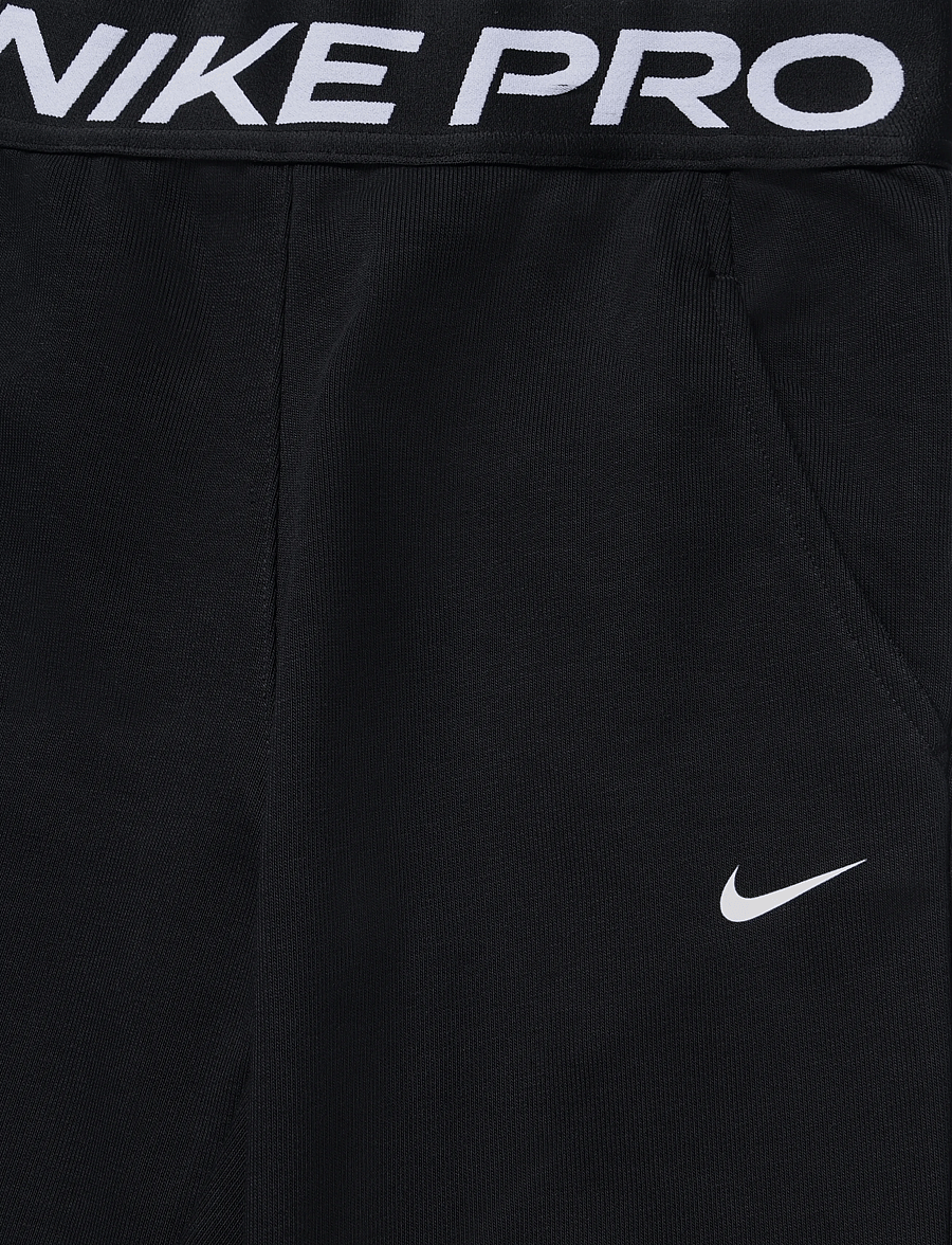 Nike - Nike Pro Dri-Fit Fleece Jogger - dressipüksid - black/black/black/white - 2