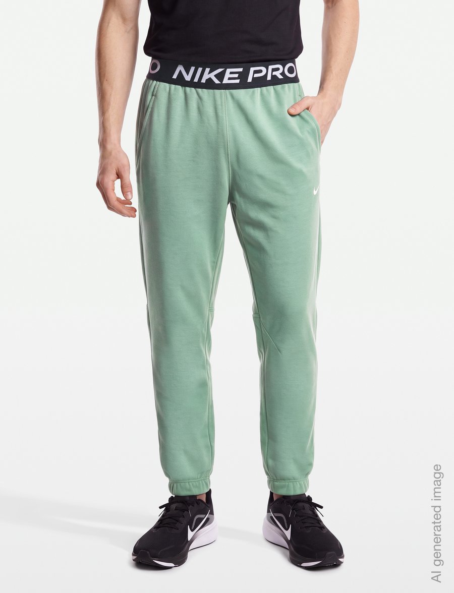 Nike - G NP DF FLC JGGR - träningsbyxor - steam/steam/black/white - 3